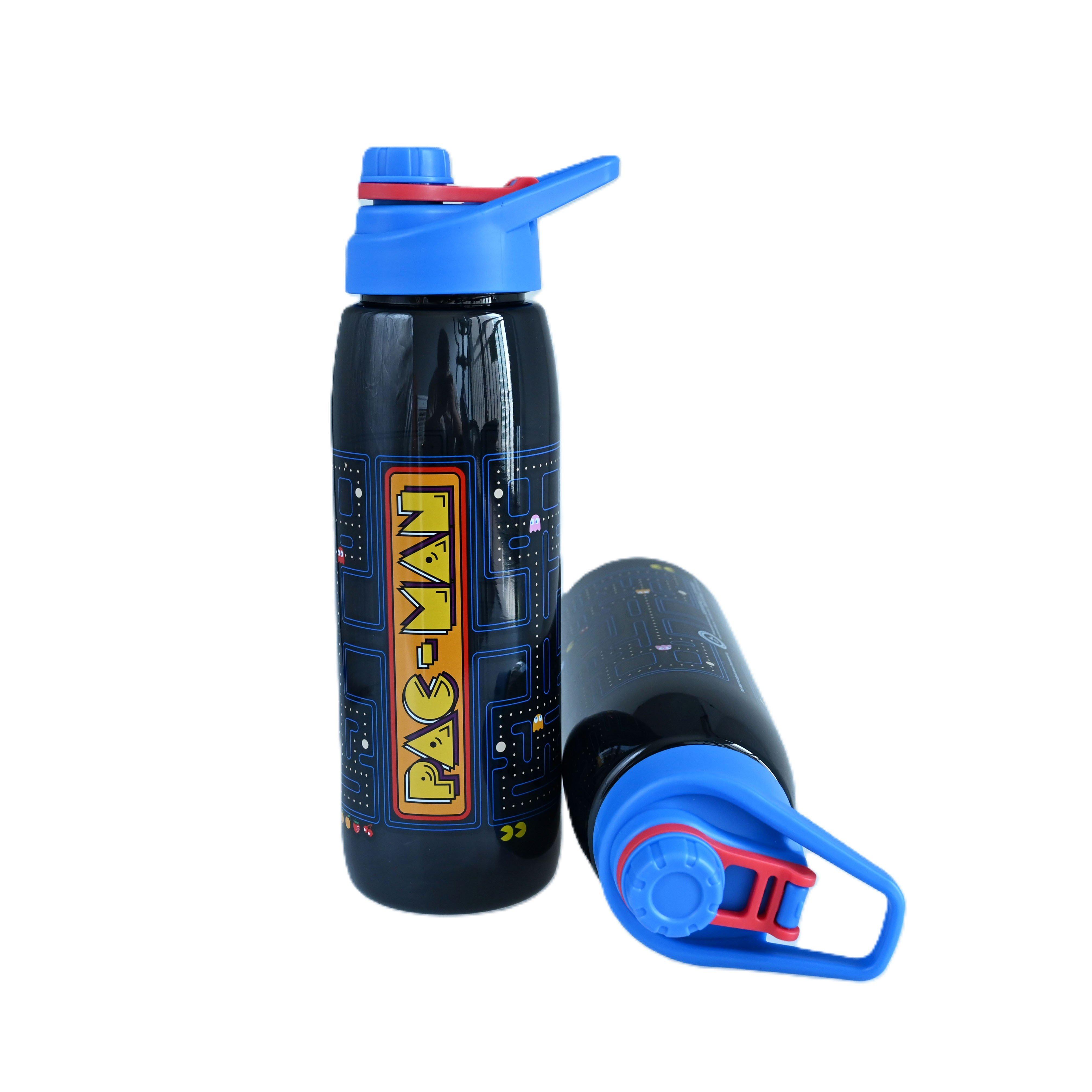 Pac-Man Game Screen 28oz Water Bottle with Screw Lid