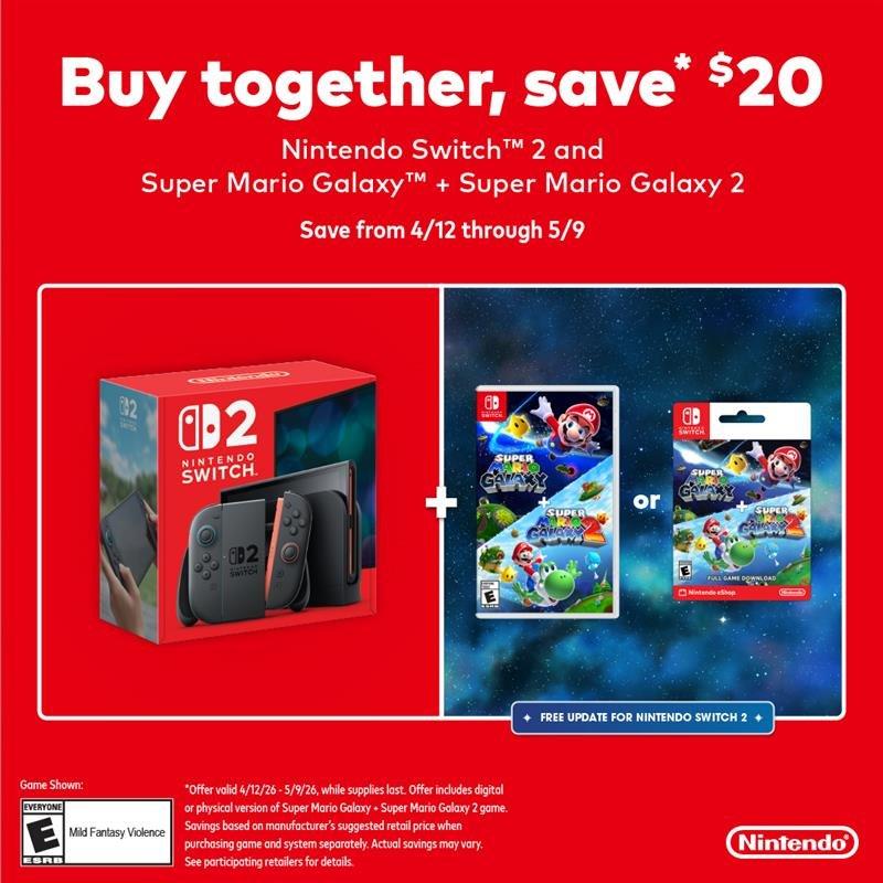 Super Mario Galaxy 1 and 2 - Nintendo Switch | GameStop