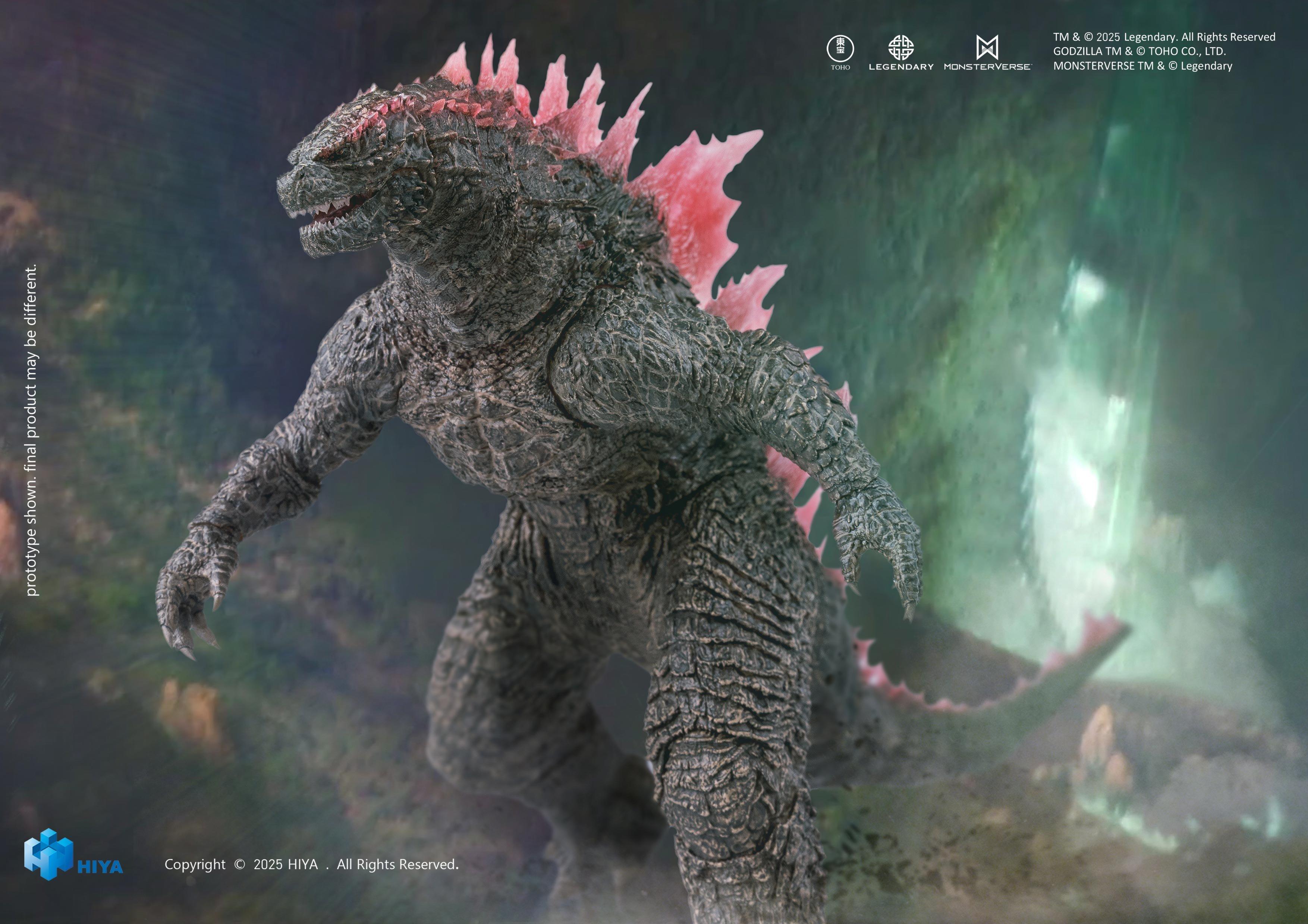 HIYA Exquisite Basic Series Godzilla x Kong The New Empire Godzilla (Heat Ray Godzilla Evolved Ver.) 6-in Action Figure