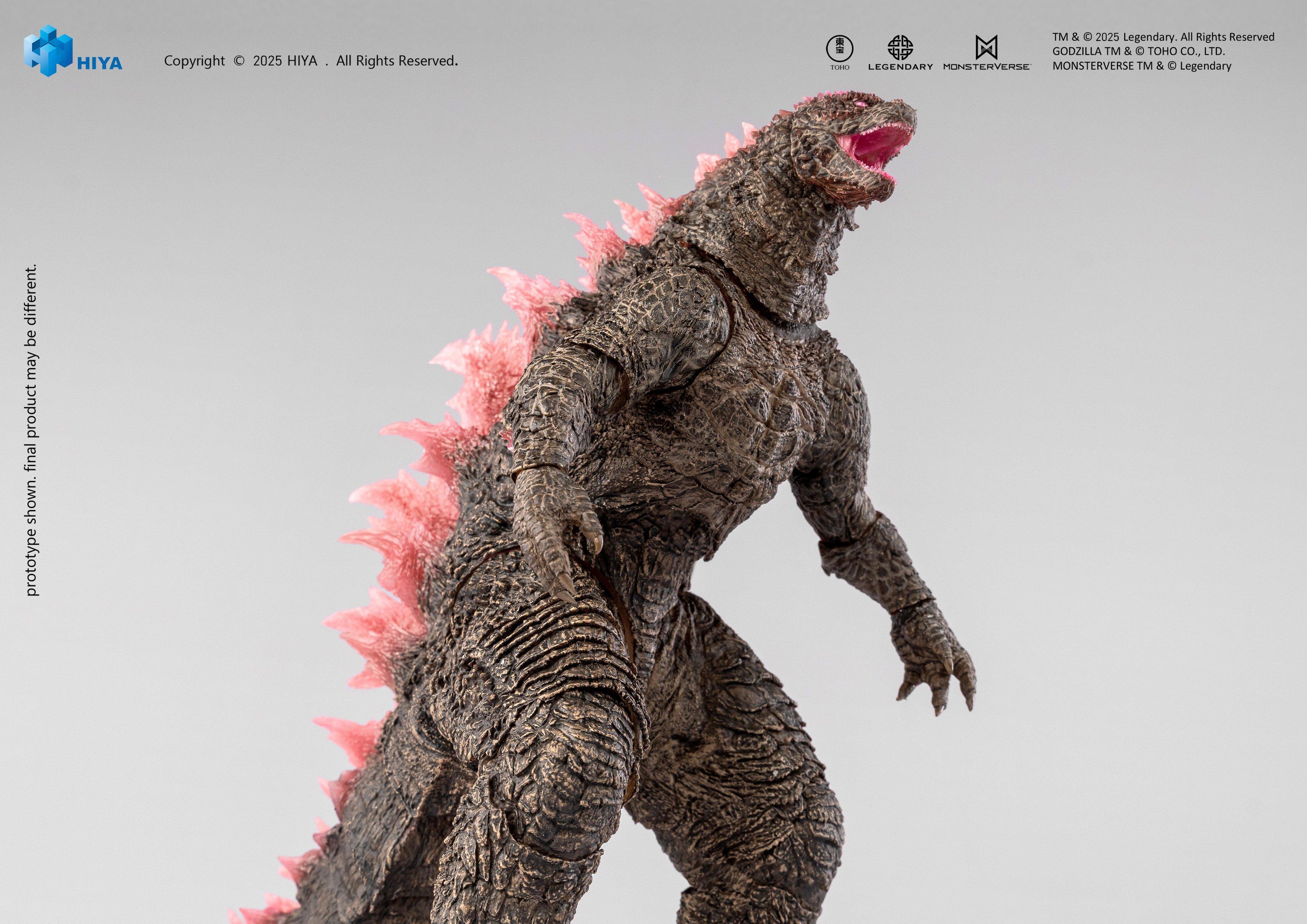 HIYA Exquisite Basic Series Godzilla x Kong The New Empire Godzilla (Heat Ray Godzilla Evolved Ver.) 6-in Action Figure