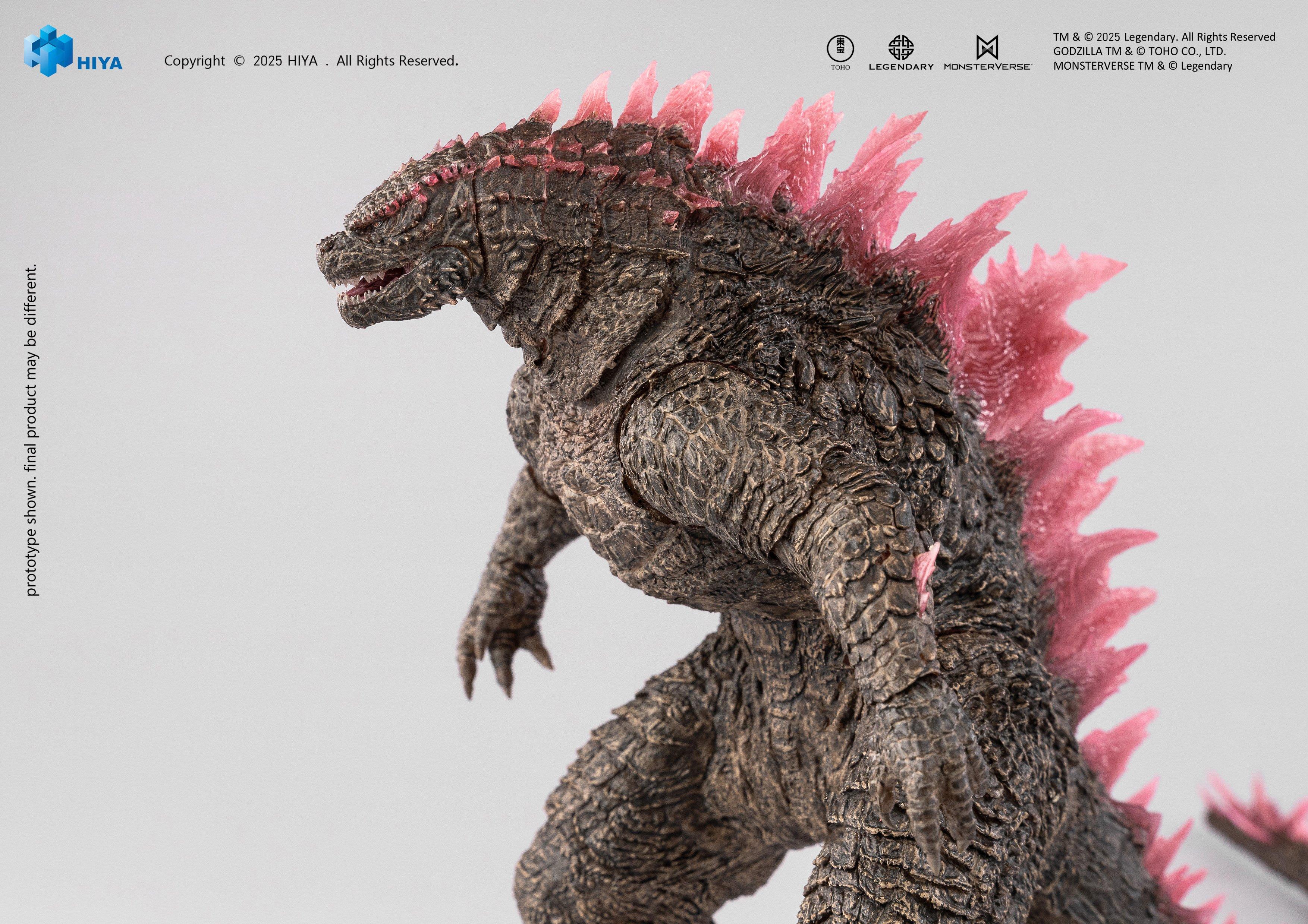 HIYA Exquisite Basic Series Godzilla x Kong The New Empire Godzilla (Heat Ray Godzilla Evolved Ver.) 6-in Action Figure