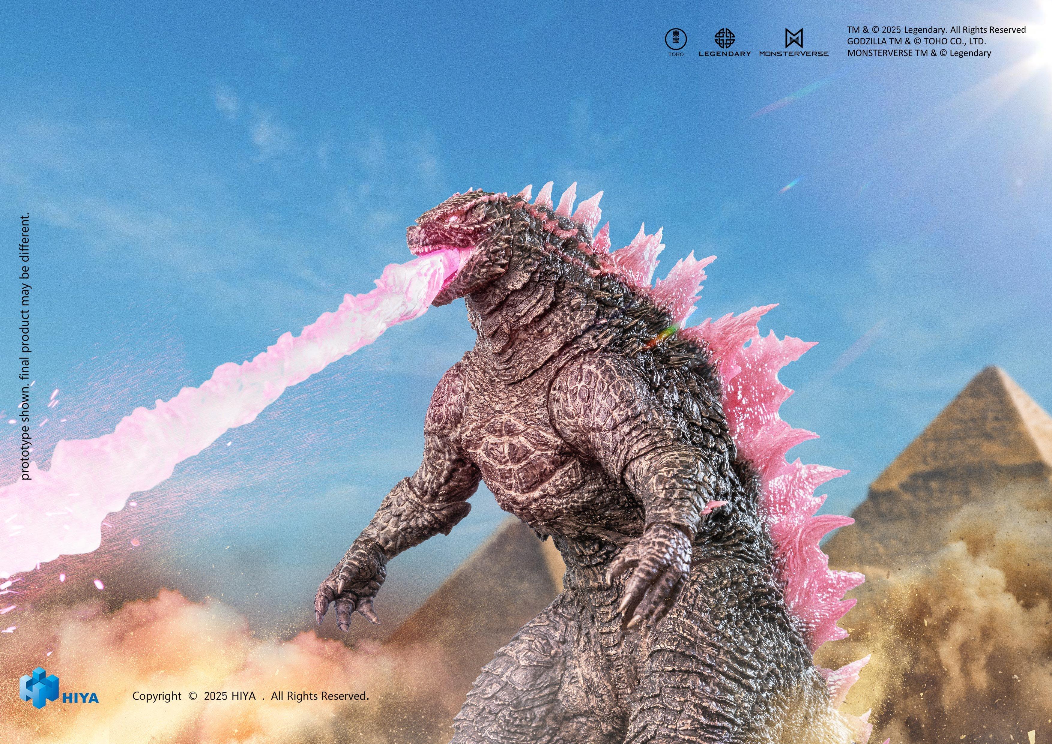 HIYA Exquisite Basic Series Godzilla x Kong The New Empire Godzilla (Heat Ray Godzilla Evolved Ver.) 6-in Action Figure