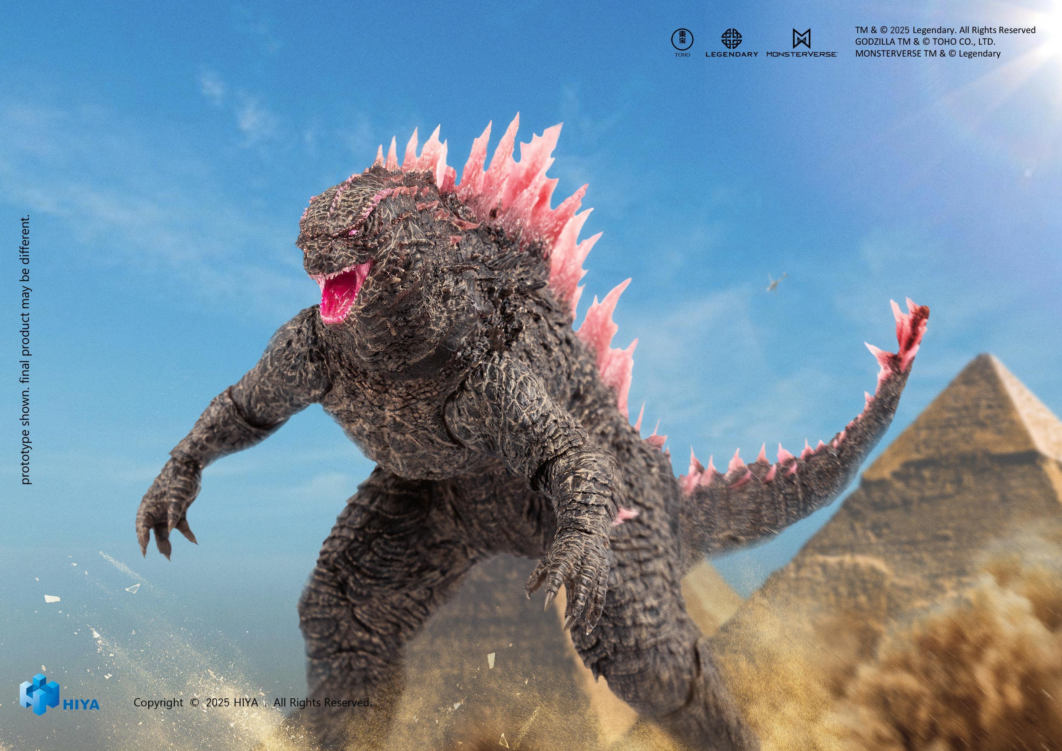 HIYA Exquisite Basic Series Godzilla x Kong The New Empire Godzilla (Heat Ray Godzilla Evolved Ver.) 6-in Action Figure