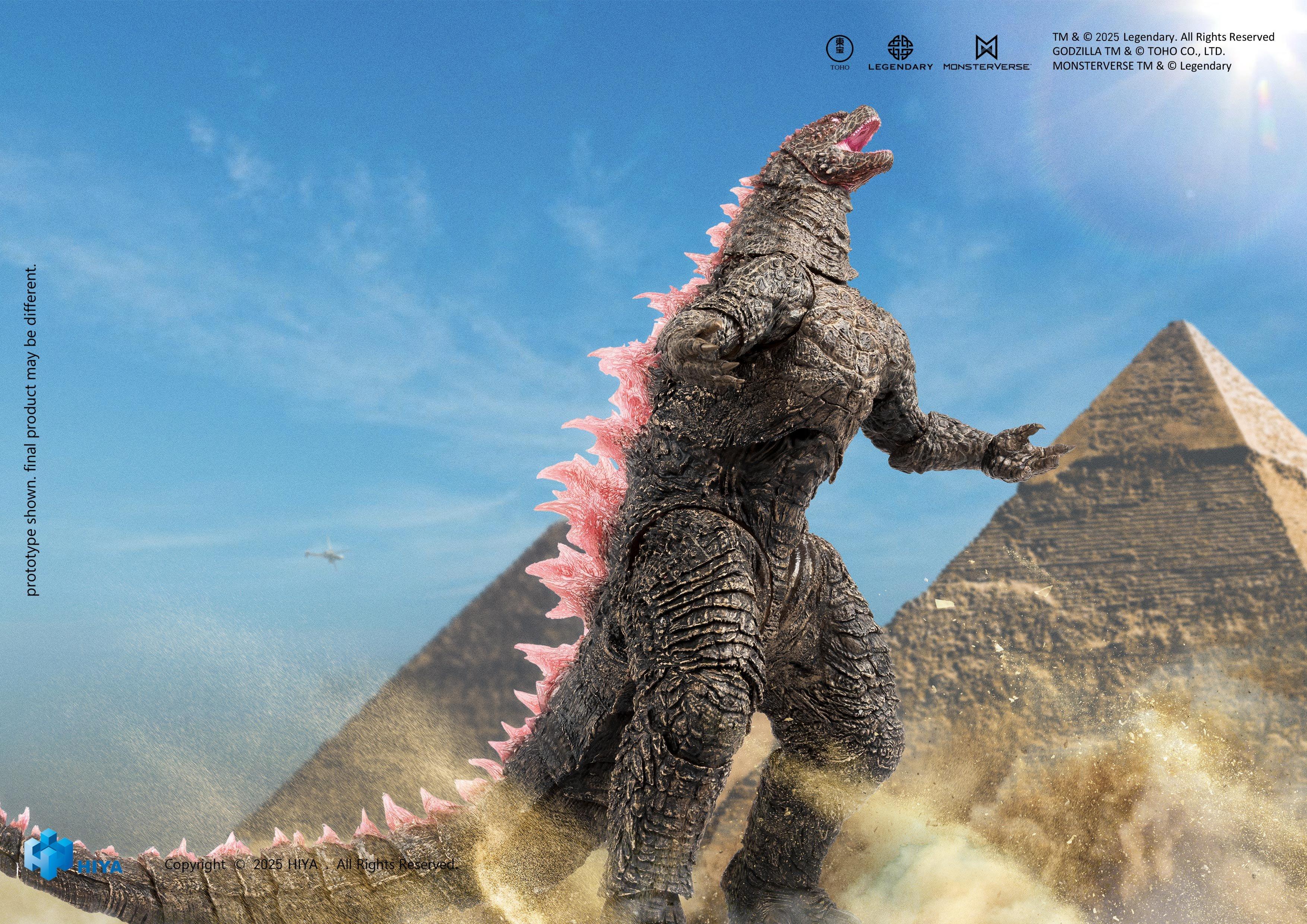 HIYA Exquisite Basic Series Godzilla x Kong The New Empire Godzilla (Heat Ray Godzilla Evolved Ver.) 6-in Action Figure