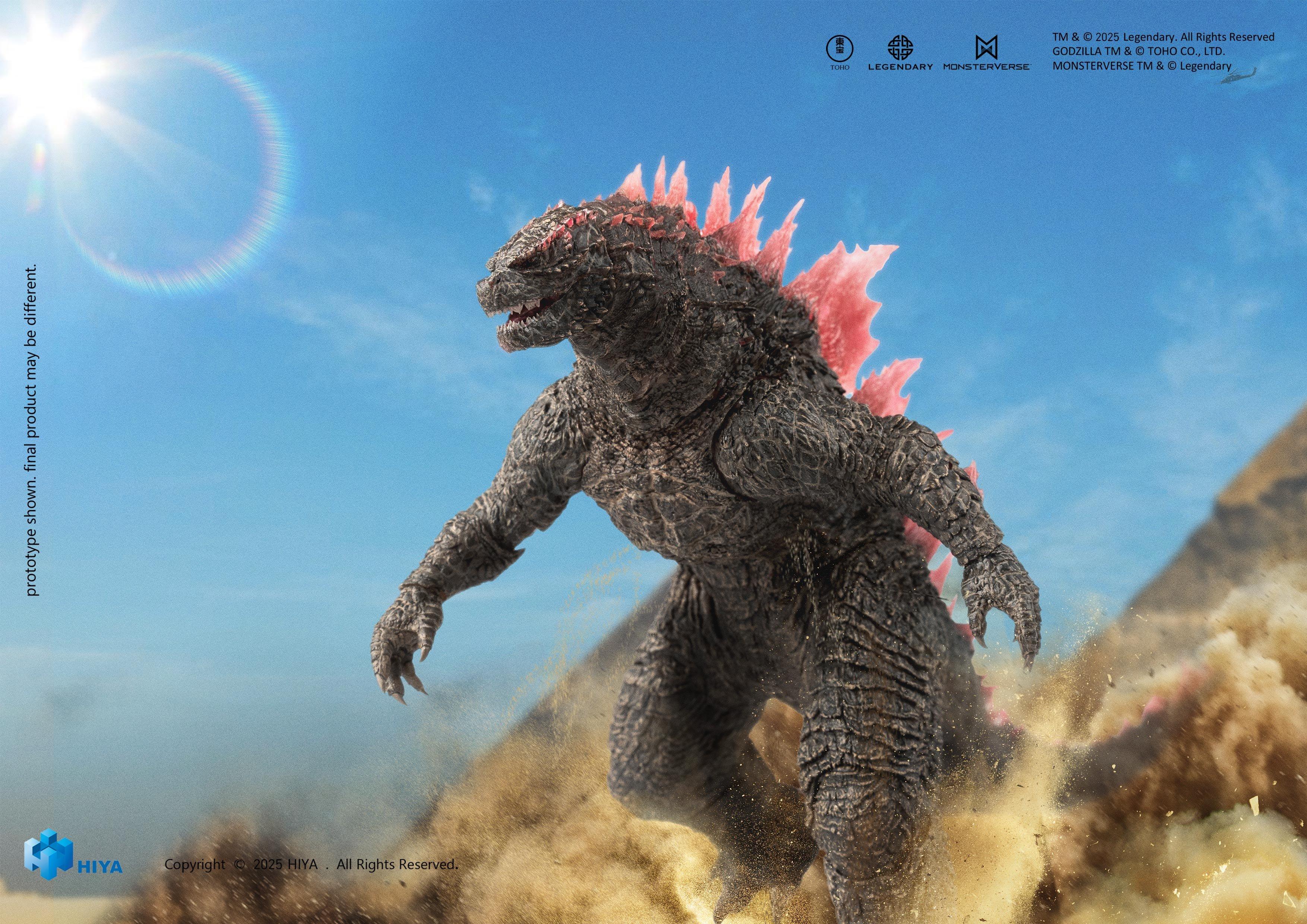 HIYA Exquisite Basic Series Godzilla x Kong The New Empire Godzilla (Heat Ray Godzilla Evolved Ver.) 6-in Action Figure