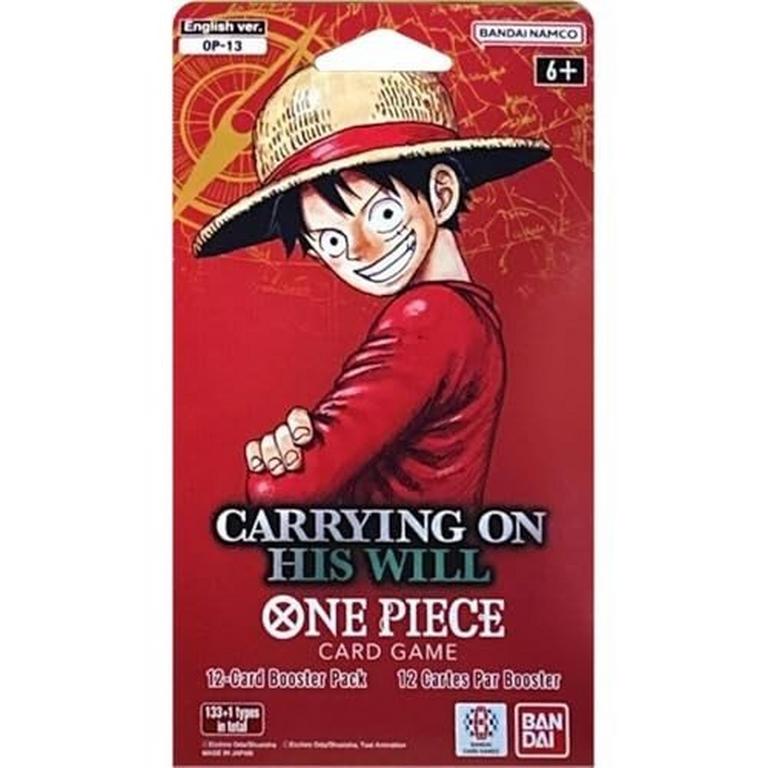 One Piece Card Game: Carrying On His Will Booster Pack (OP-13