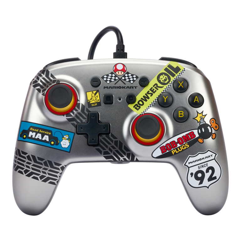 PowerA Enhanced Wired Controller for Nintendo Switch - Mario Kart