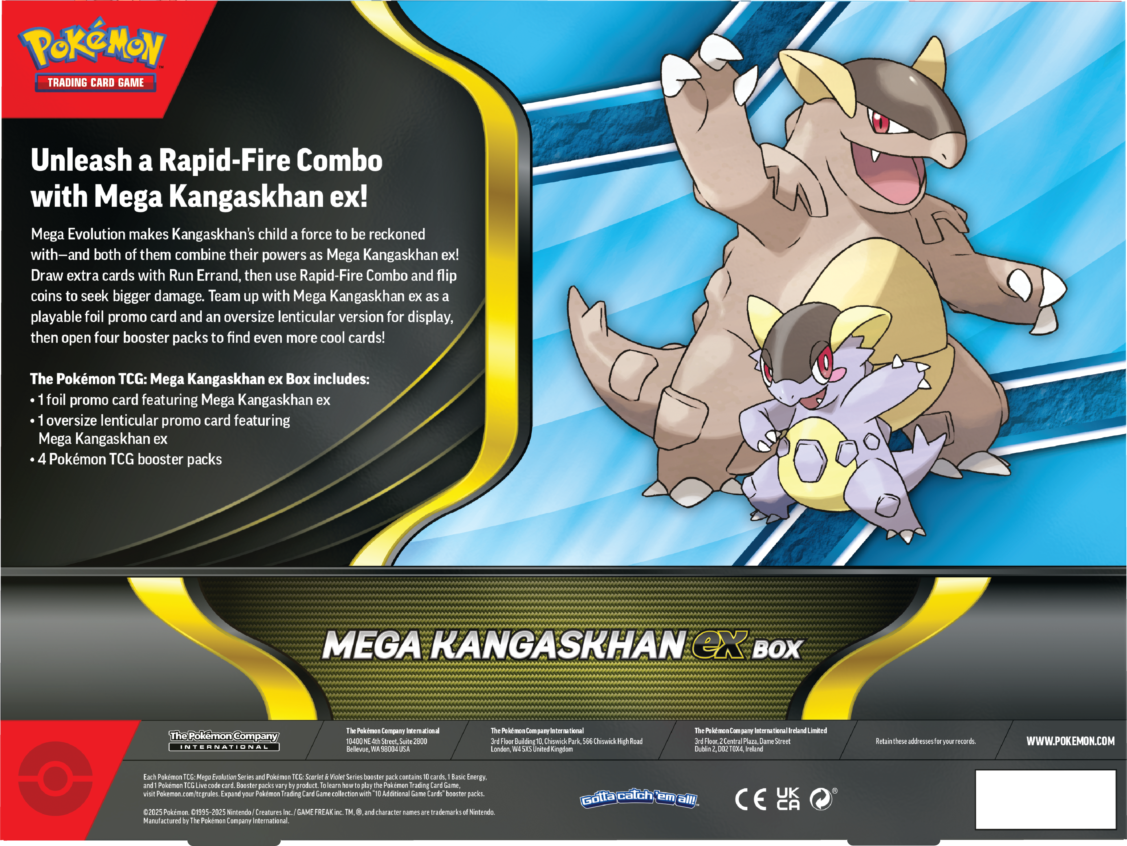 Pokemon Trading Card Game: Mega Kangaskhan ex Box