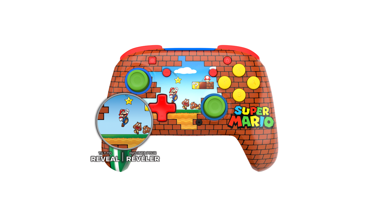 Turtle Beach Rematch Wireless Gaming Controller (Mario Bricks) for Nintendo Switch, Nintendo Switch Lite &amp; Nintendo Switch - OLED Model