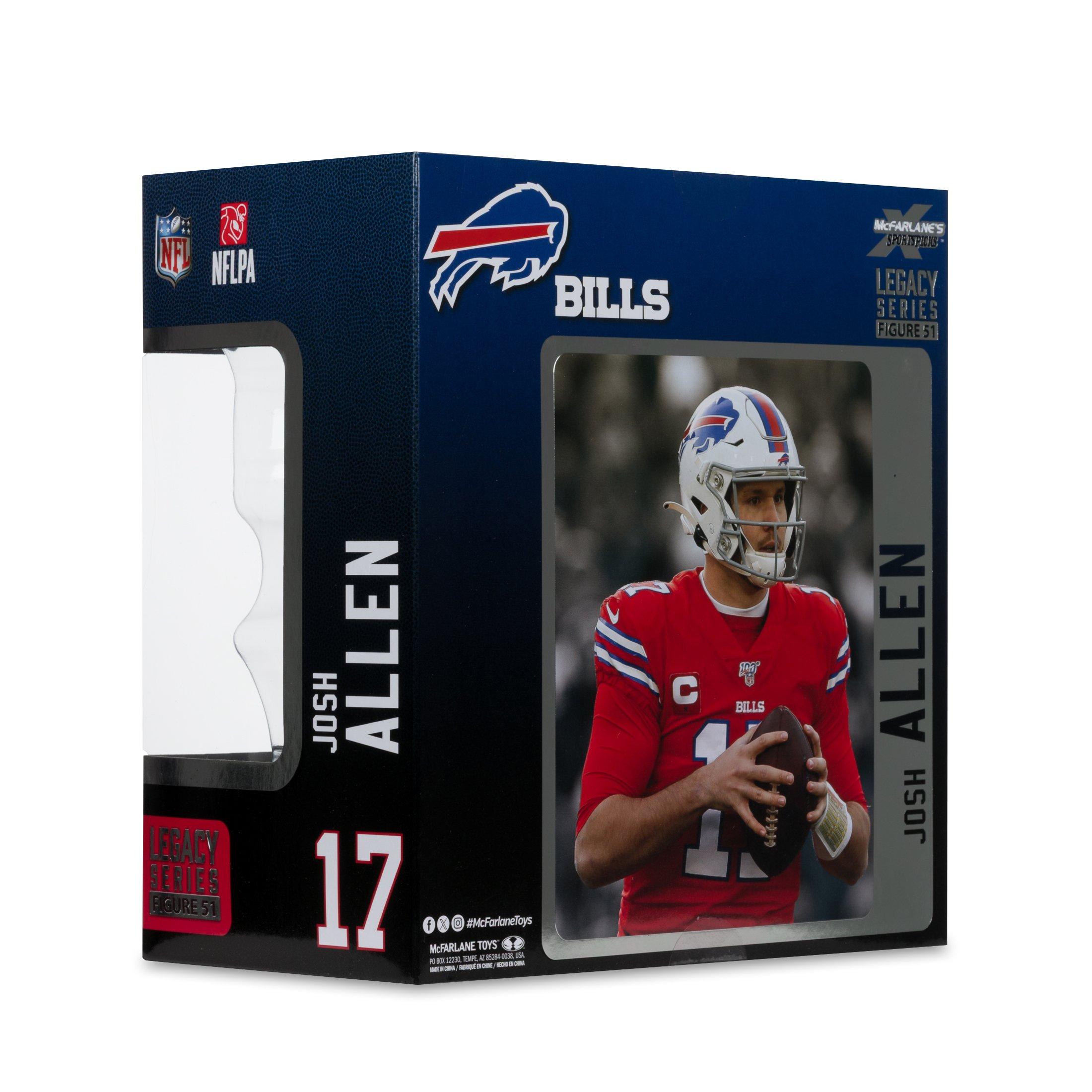 McFarlane Toys SportsPicks NFL Series Buffalo Bills Josh Allen (Red Color Rush Jersey) 7-in Figure