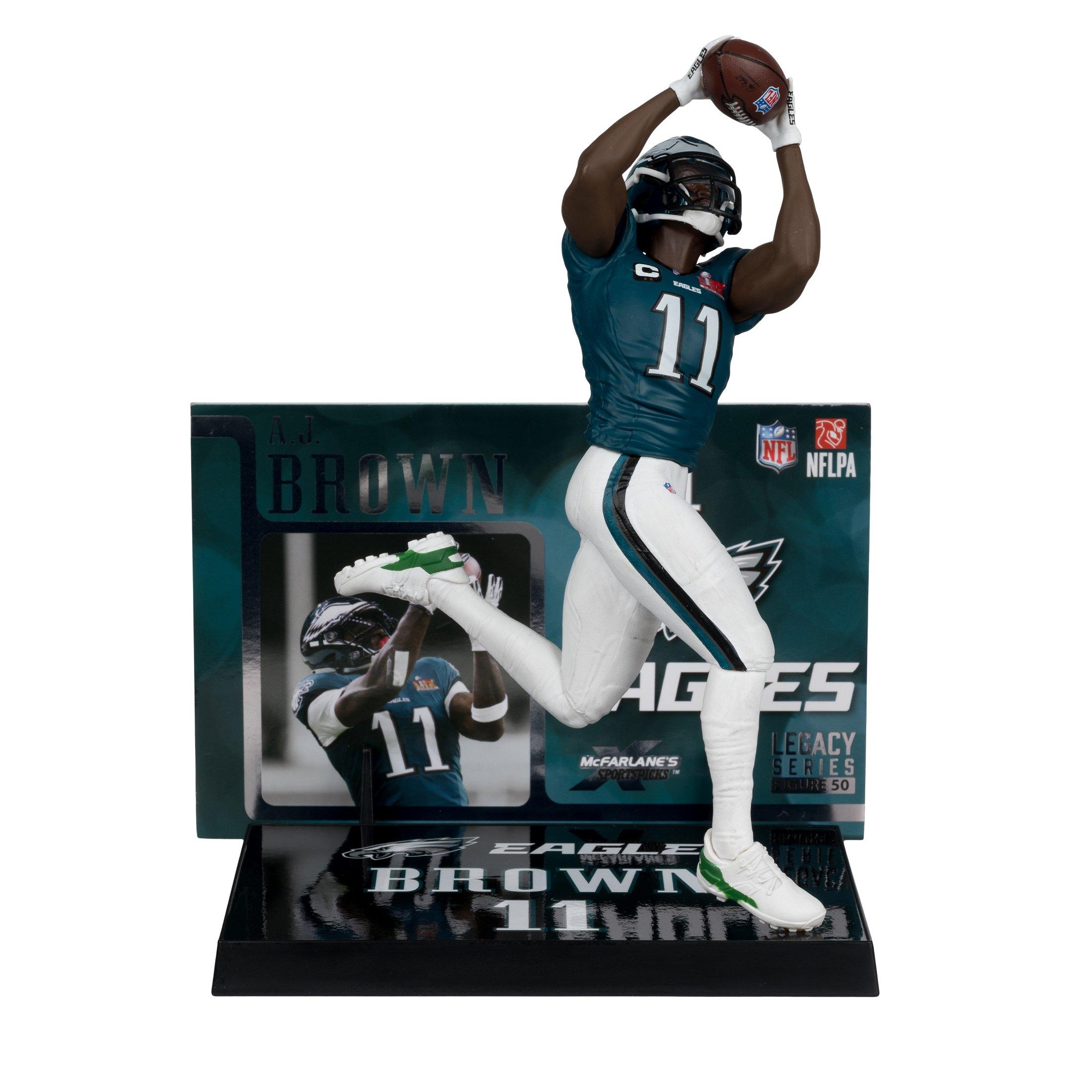 McFarlane Toys SportsPicks NFL Series Super Bowl Edition Philadelphia Eagles A.J. Brown 7-in Figure