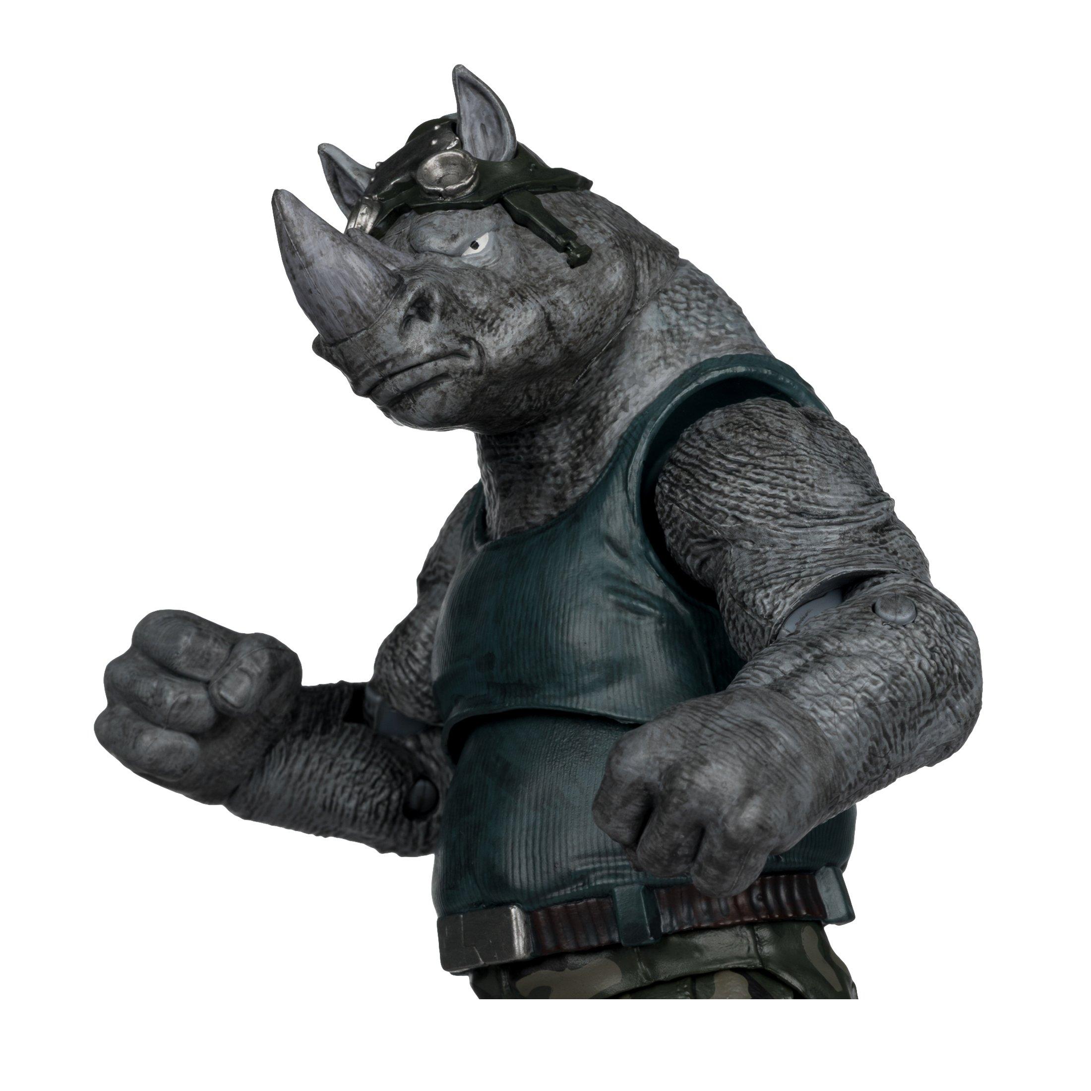 McFarlane Toys Teenage Mutant Ninja Turtles Rocksteady 5-in Action Figure