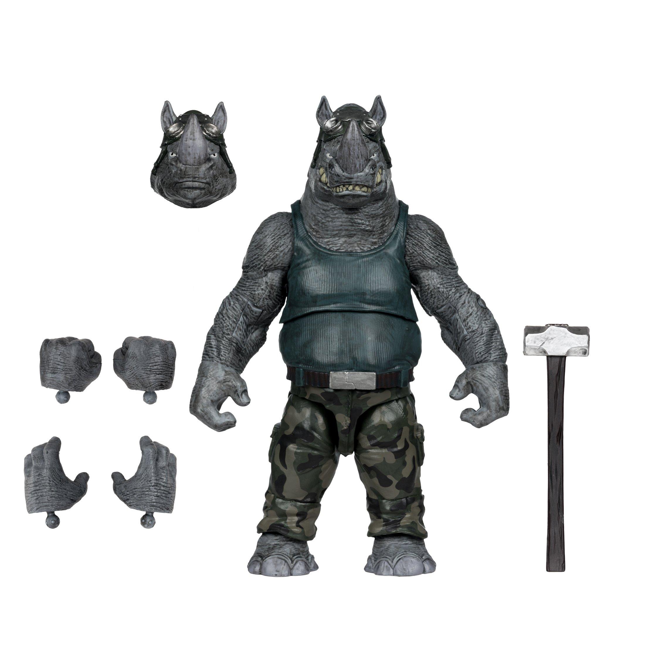 McFarlane Toys Teenage Mutant Ninja Turtles Rocksteady 5-in Action Figure