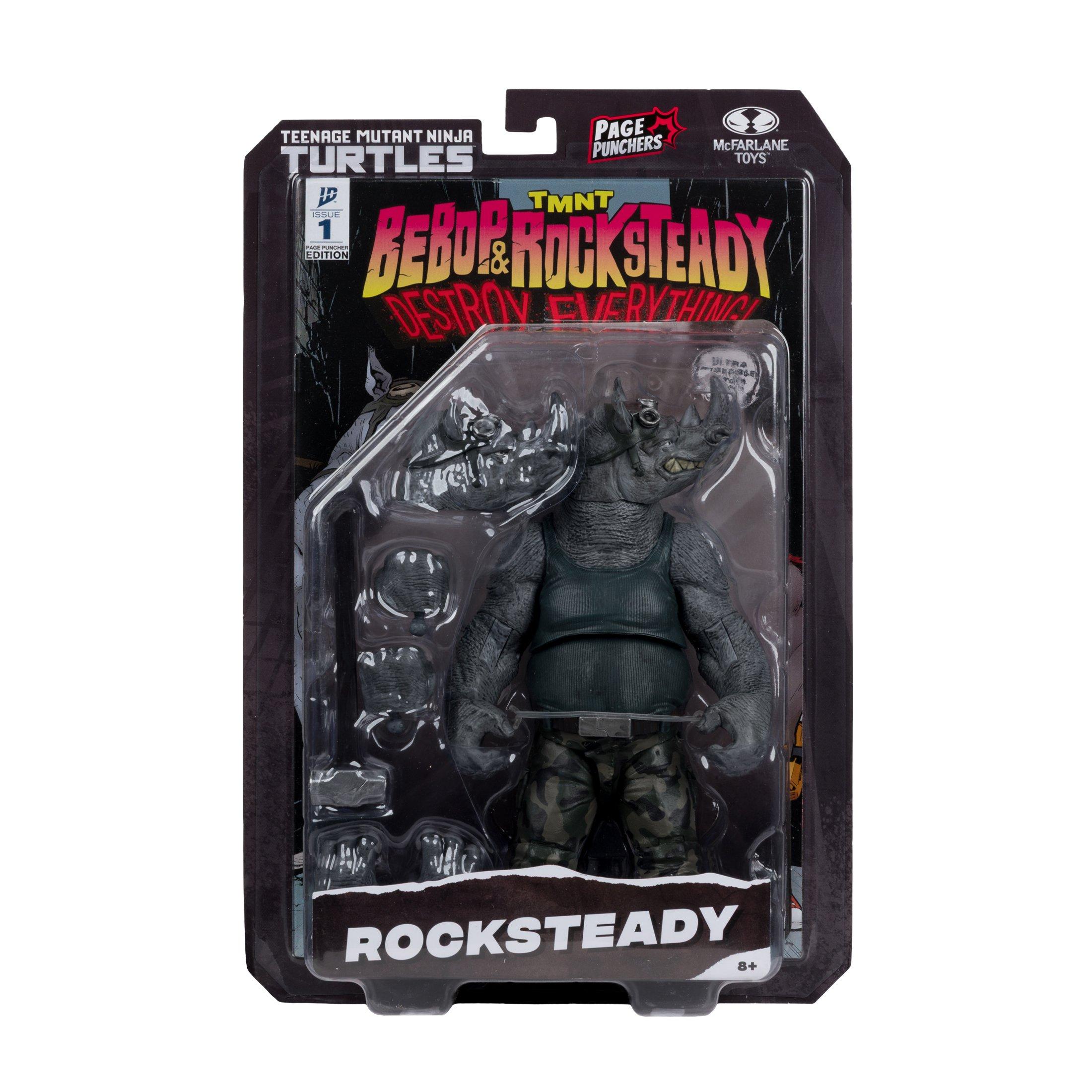 McFarlane Toys Teenage Mutant Ninja Turtles Rocksteady 5-in Action Figure