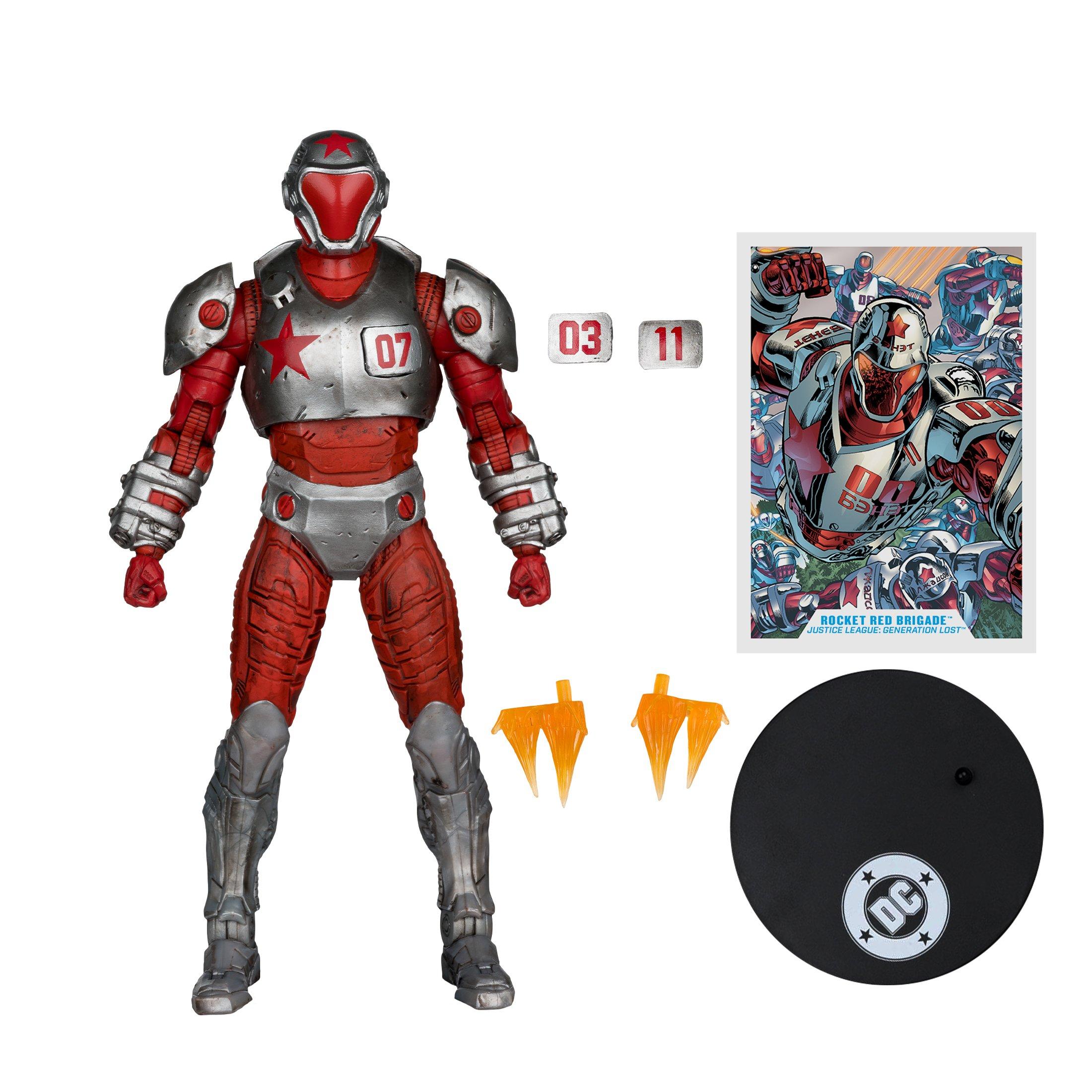 McFarlane Toys DC Multiverse Justice League Generation Lost Rocket Red 7-in Action Figure