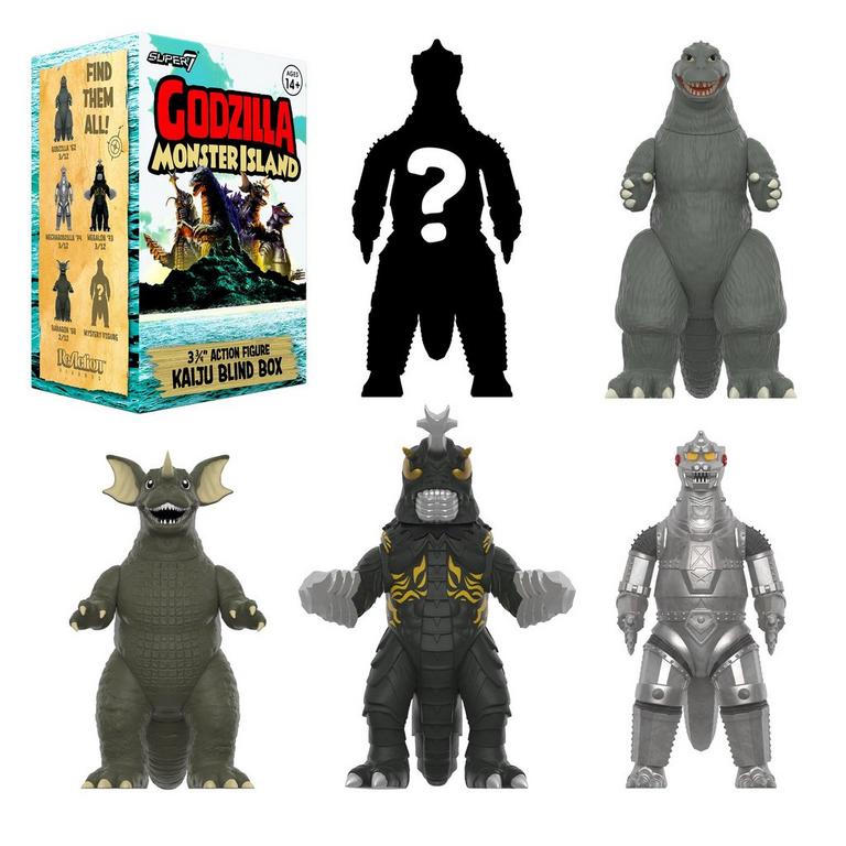 Toho Godzilla Monster Island ReAction Figure Blind Box (Styles May Vary)