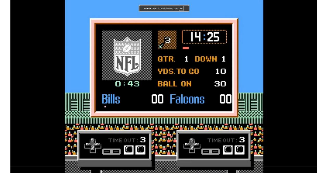 NFL Football - Nintendo (NES)
