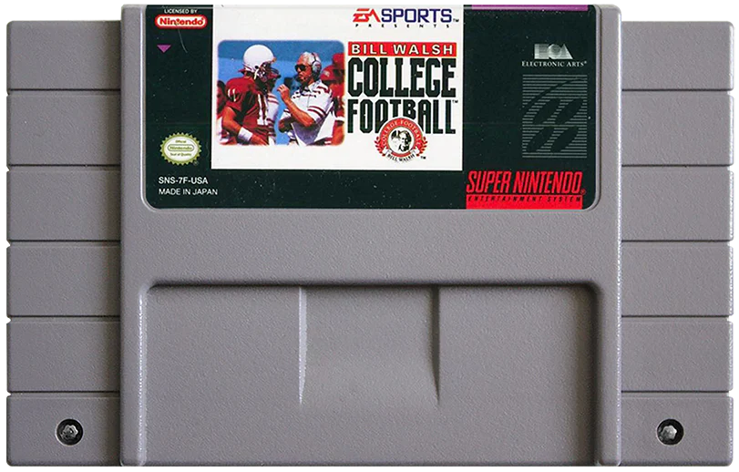Bill Walsh College Football - Super Nintendo