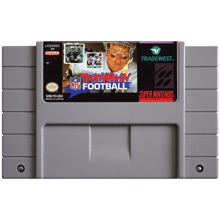 Troy Aikman NFL Football - Super Nintendo (SNES)