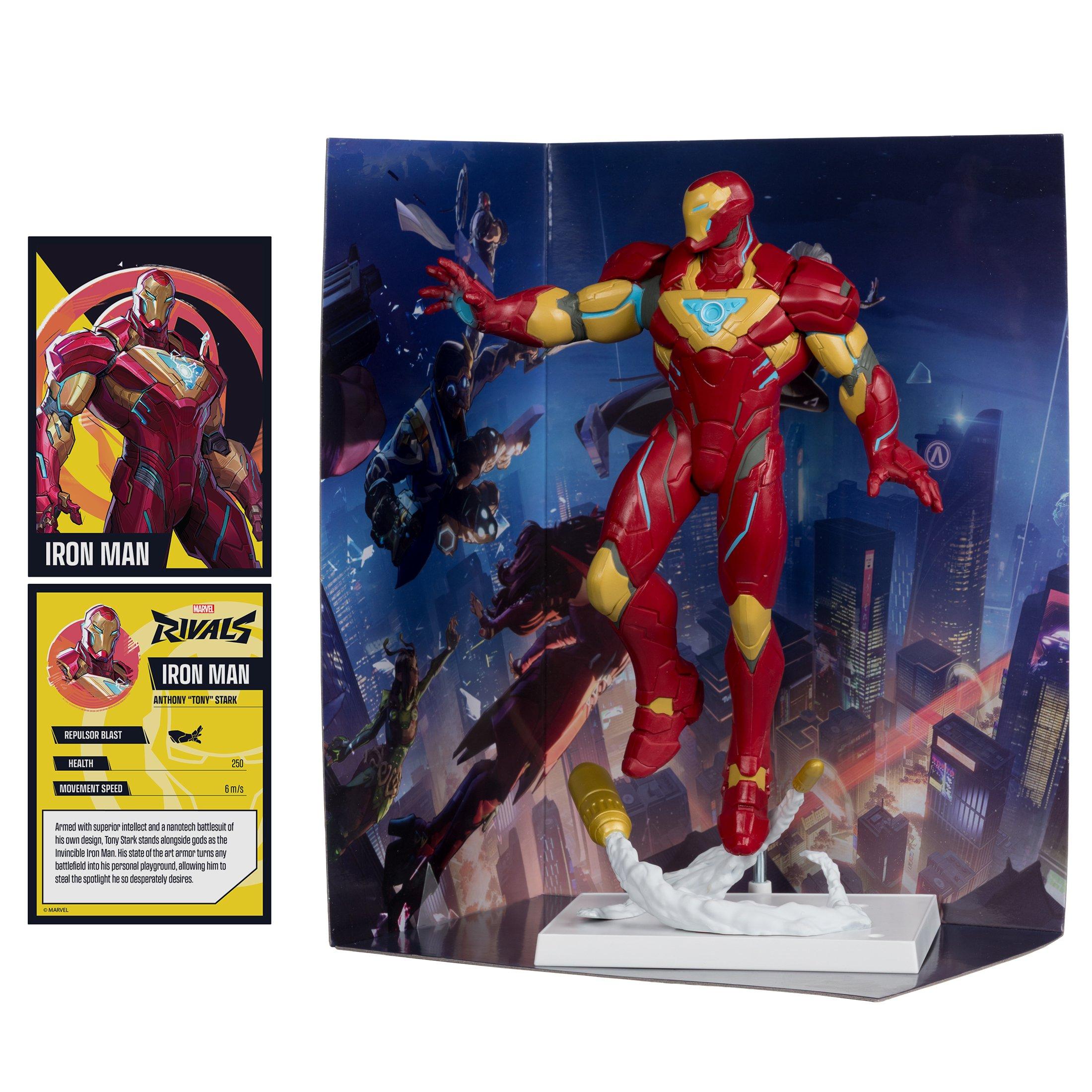 McFarlane Toys Marvel Rivals Collectibles Iron Man (Issue 1 Comic) 11.2-in Action Figure