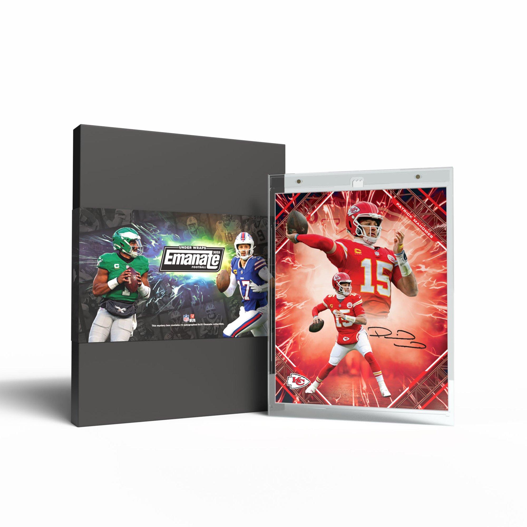 2025 Fanatics NFL Under Wraps Emanate Autographed Mystery Box