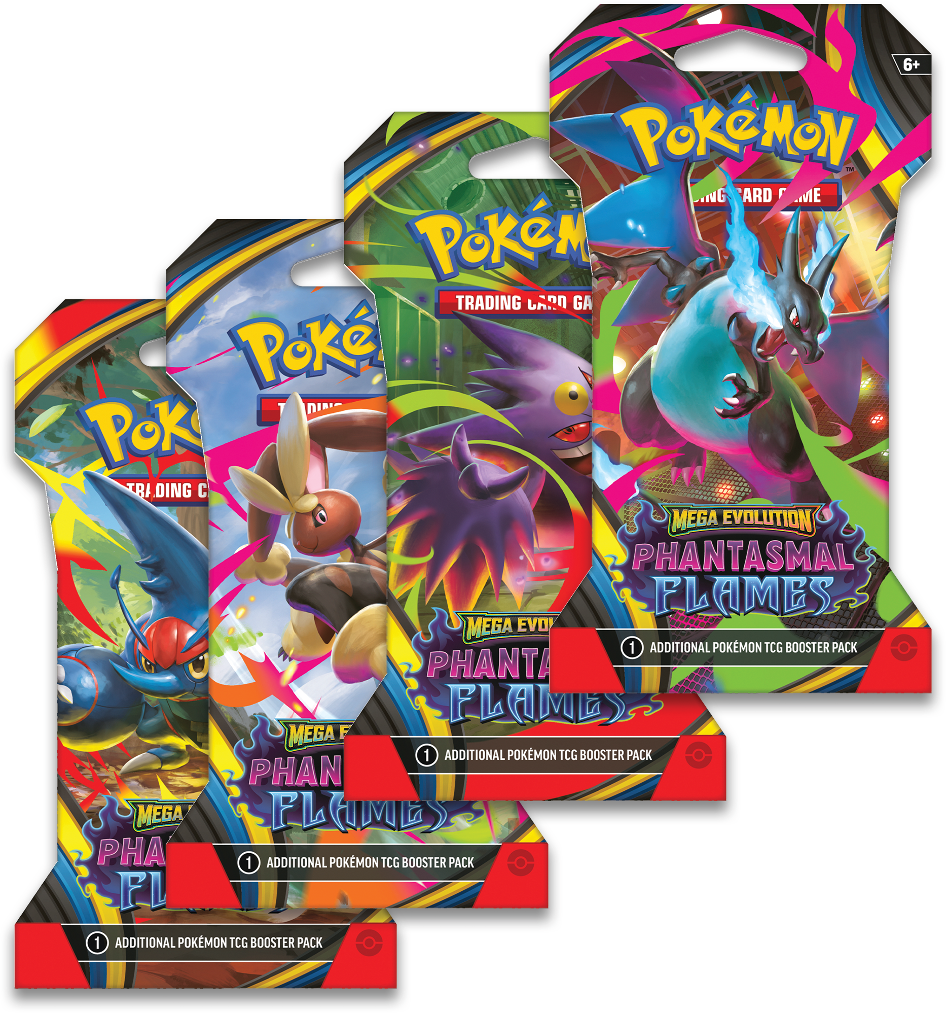 Pokemon Trading Card Game: Phantasmal Flames Sleeved Booster Pack
