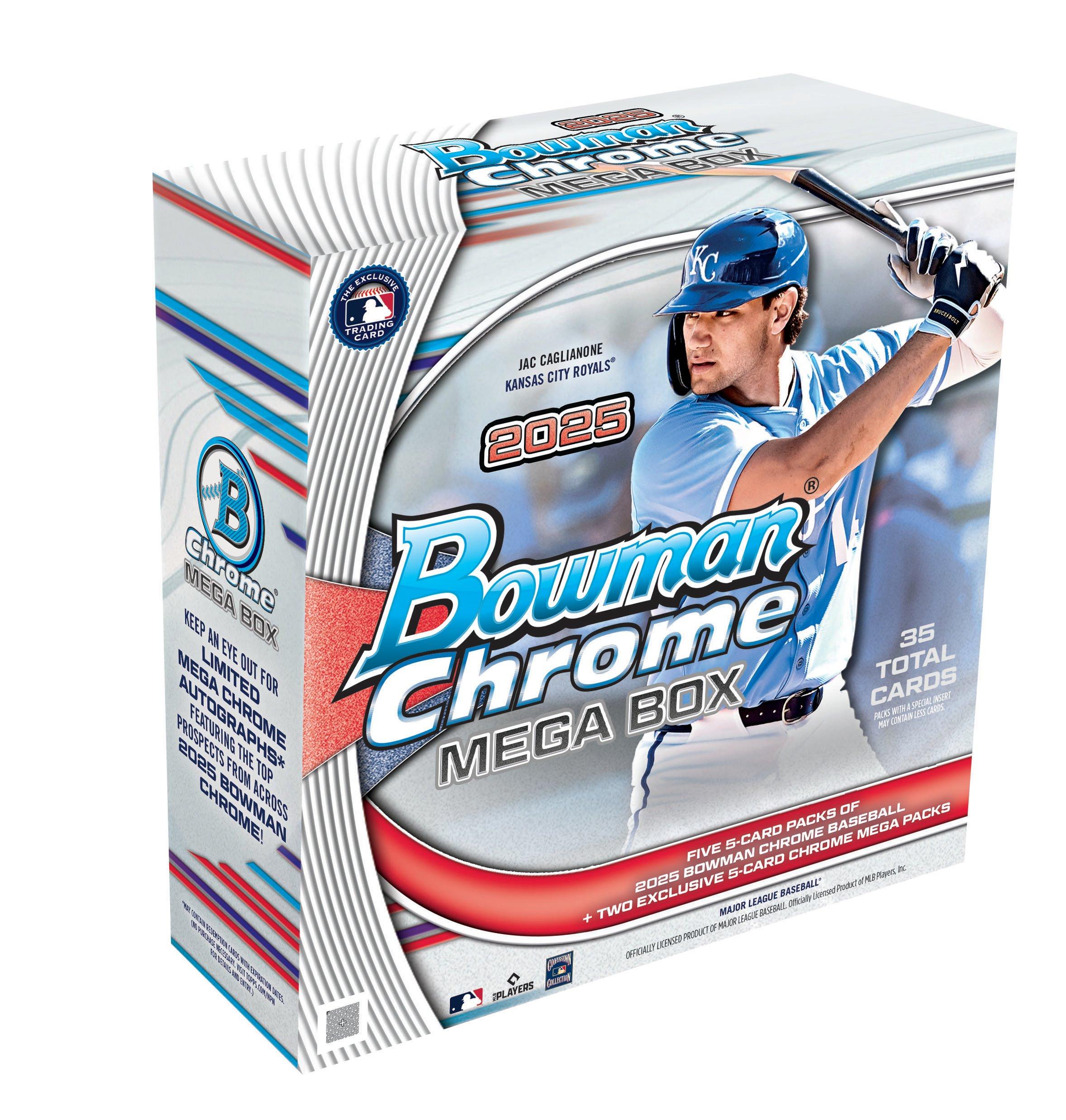 2025 Bowman Chrome MLB Baseball Mega Box | GameStop