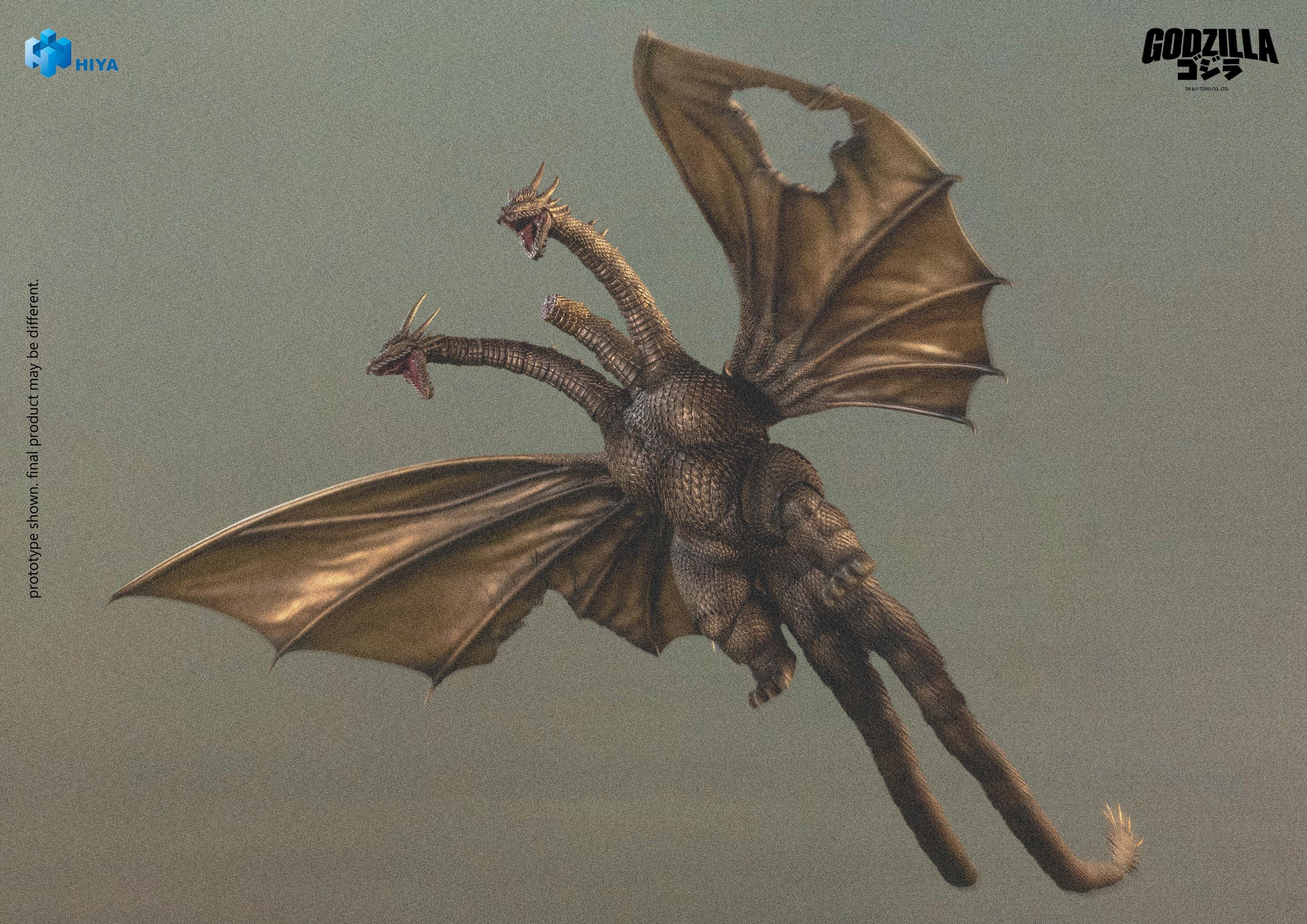 Hiya Toys Series Godzilla vs. King Ghidorah Exquisite Basic King Ghidorah Battle Damaged Ver. 10-in Action Figure