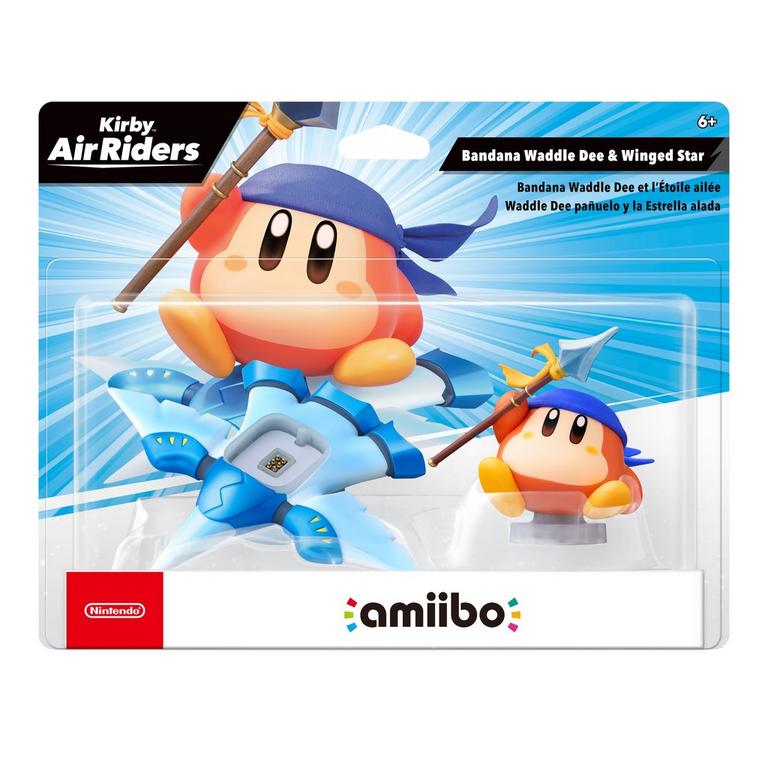 Kirby Air Riders Series Bandana Waddle Dee and Winged Star amiibo