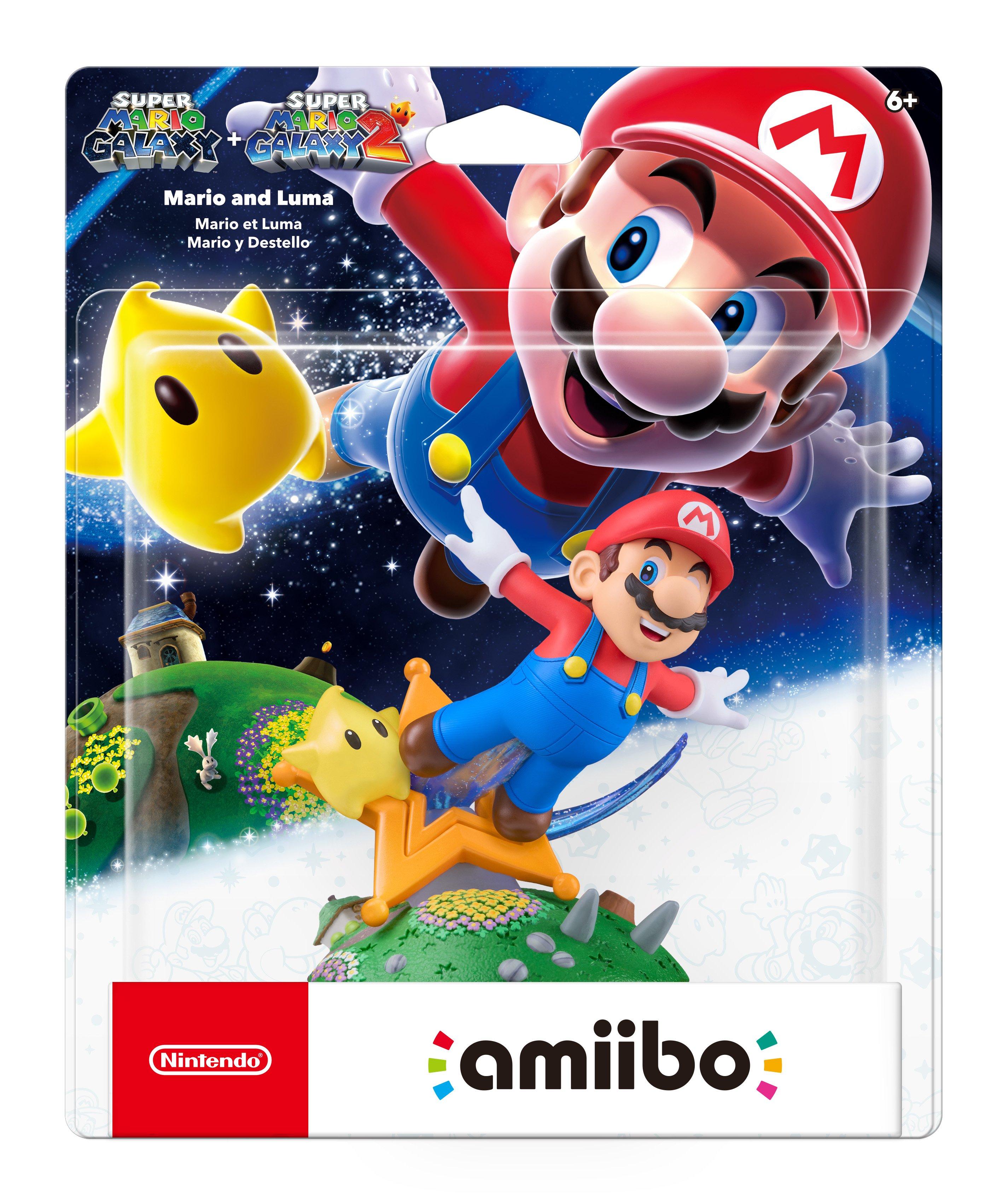 Nintendo Super Mario Galaxy and Super Mario Galaxy 2 Series Mario and Luma amiibo