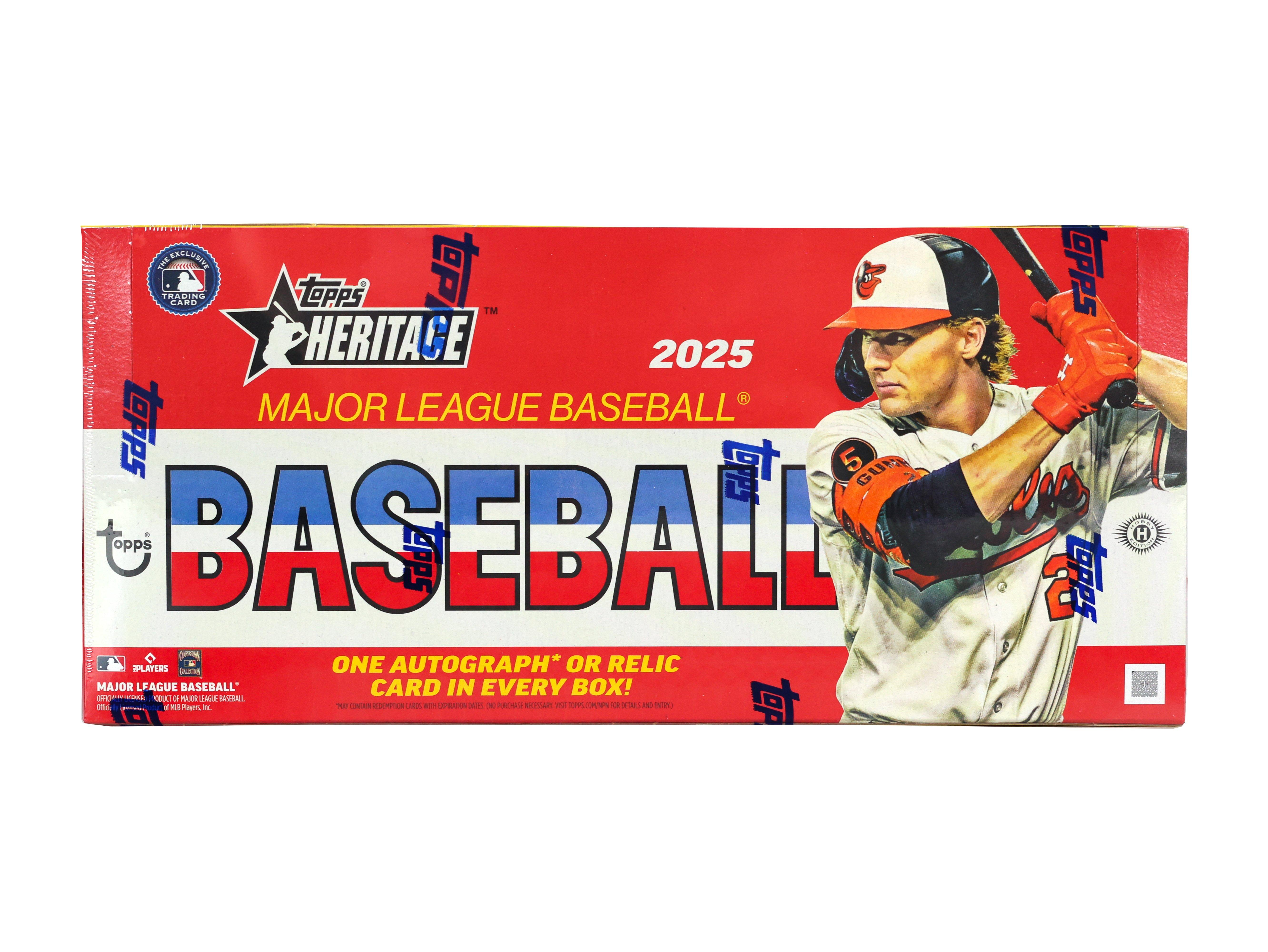 2025 Topps Heritage MLB Baseball Hobby Box