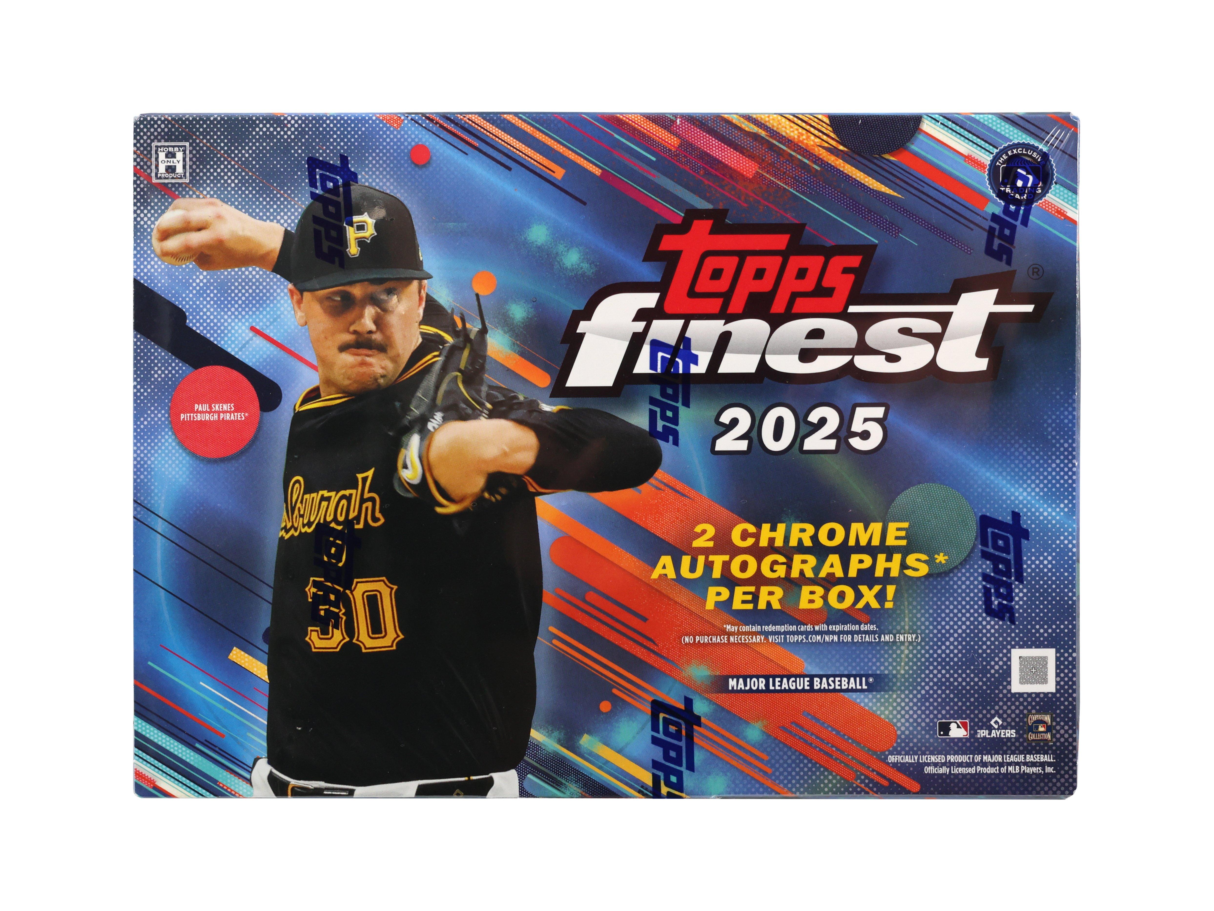 2025 Topps Finest MLB Baseball Hobby Box | GameStop