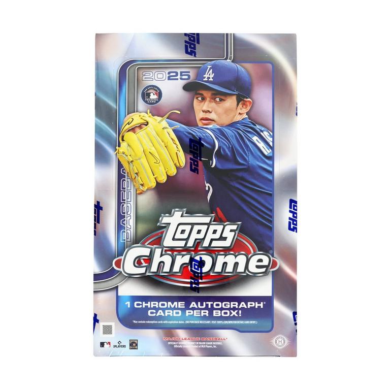 2025 Topps Chrome MLB Baseball Hobby Box | GameStop