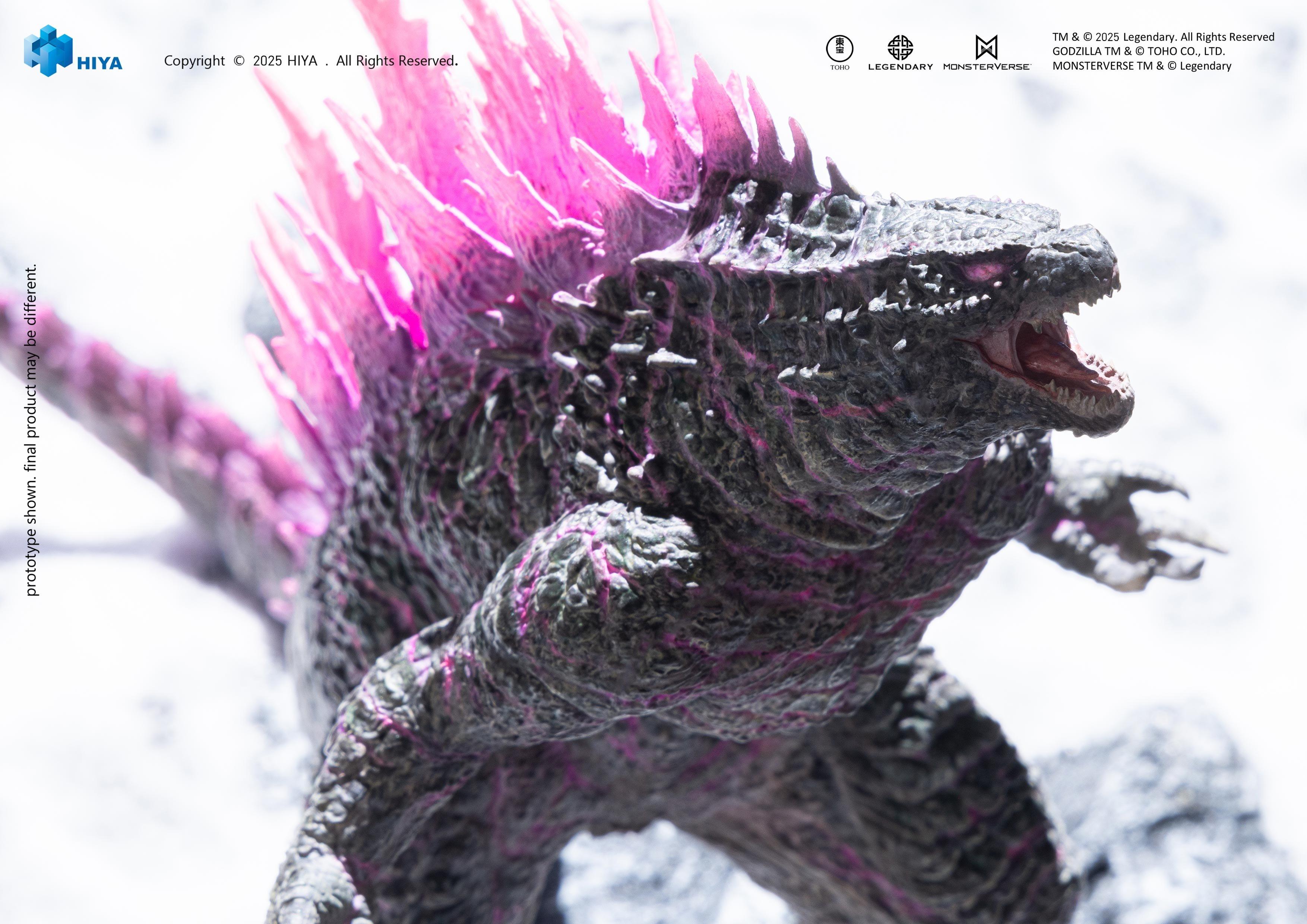 Hiya Toys Godzilla x Kong The New Empire Godzilla Evolved Translucent Ver. 7-in statue