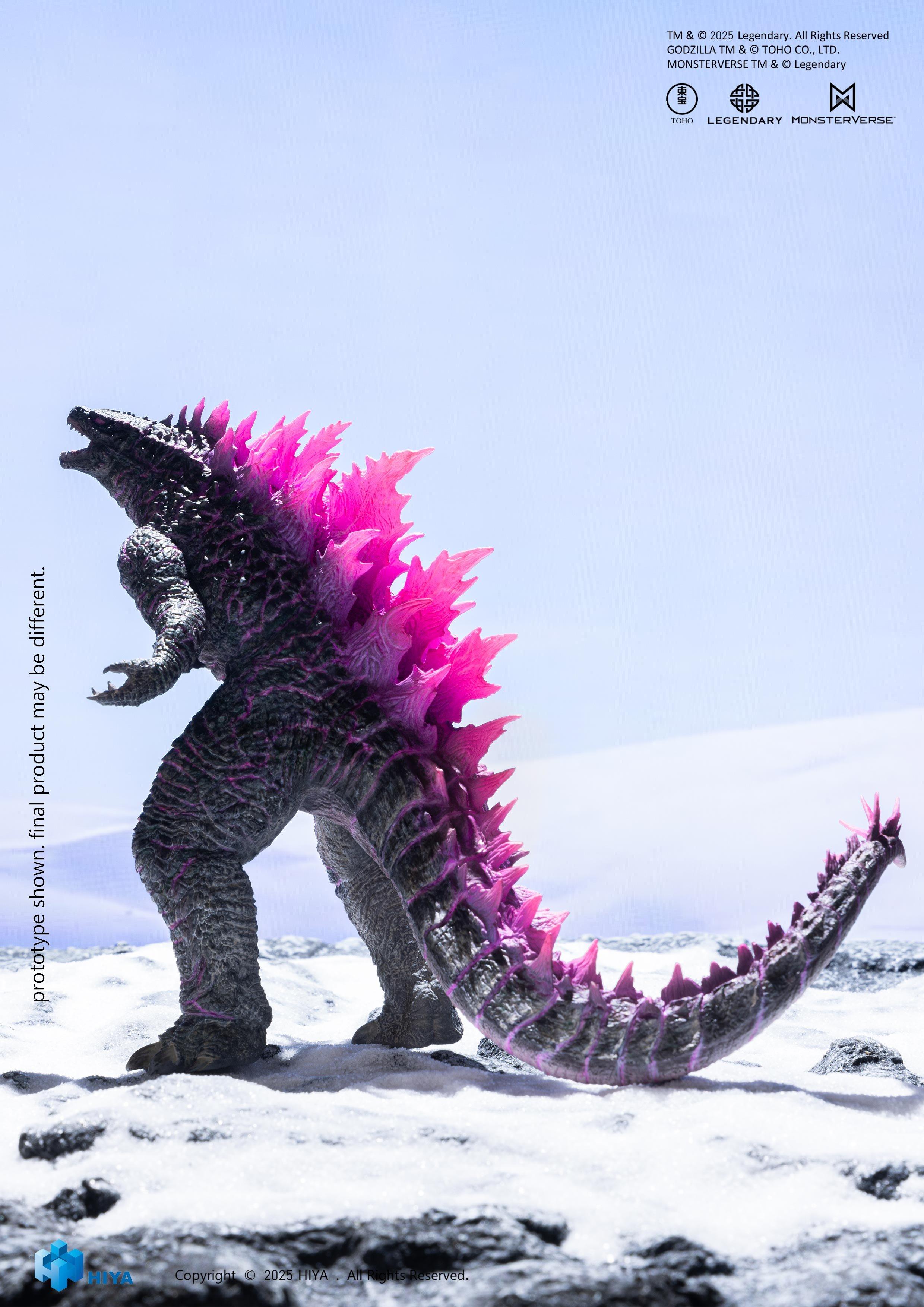 Hiya Toys Godzilla x Kong The New Empire Godzilla Evolved Translucent Ver. 7-in statue