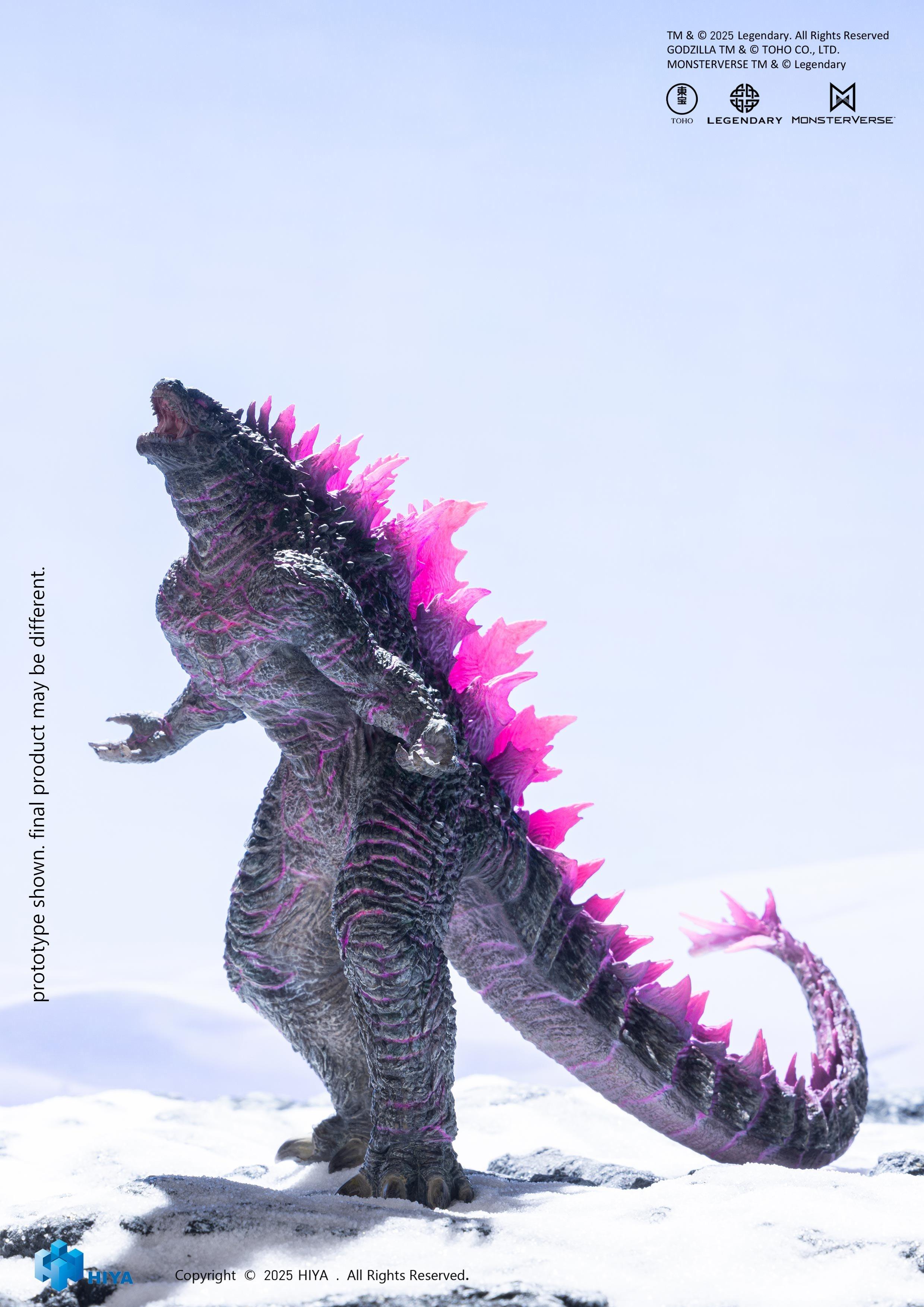 HIYA Godzilla x Kong The New Empire Godzilla Evolved Translucent Ver. 7-in statue