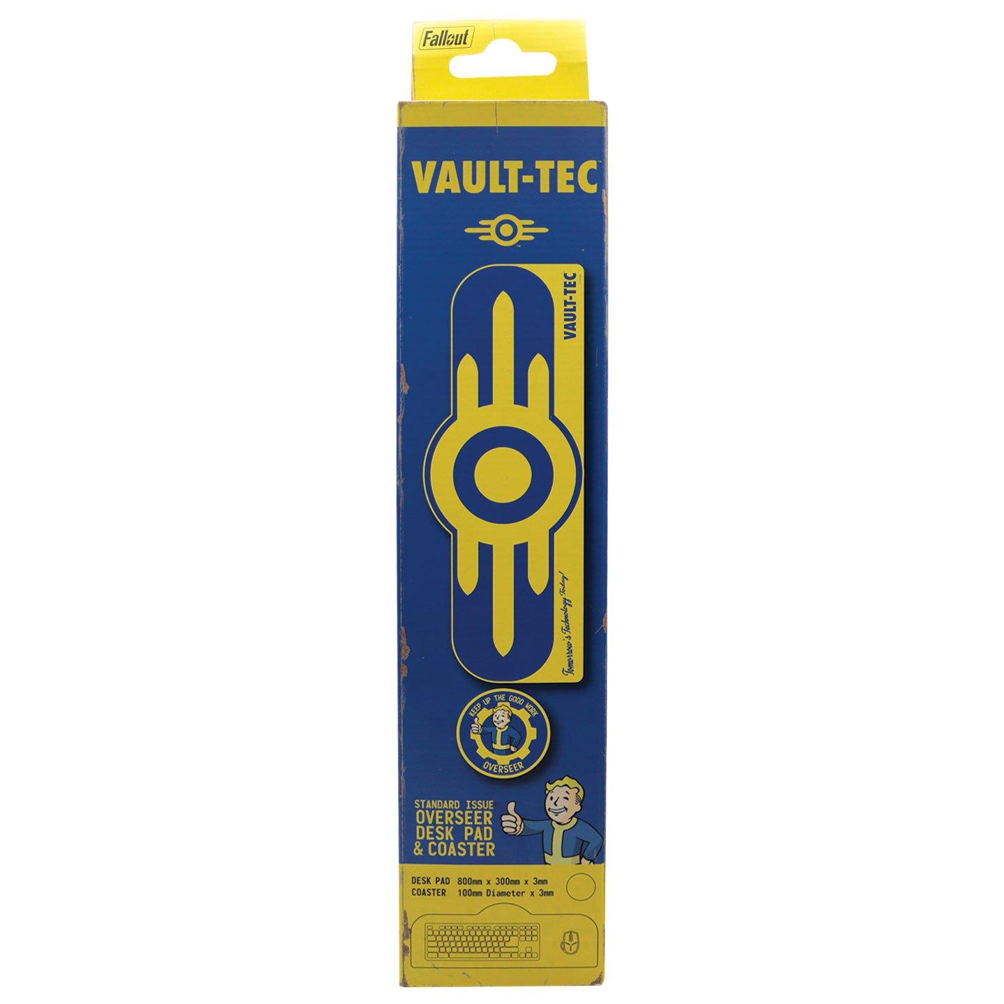 Toynk Fallout Vault-Tec XL Desk Pad and Coaster Set