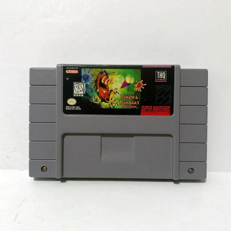 Timon and Pumbaa's Jungle Games - Super Nintendo (SNES)