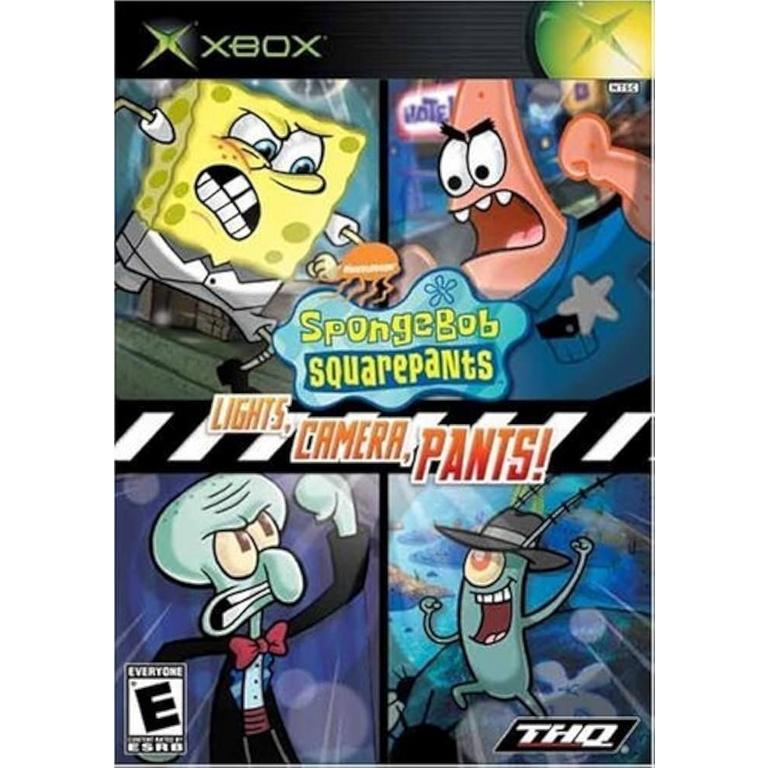 SpongeBob SquarePants: Lights Camera Pants - Xbox (Original)