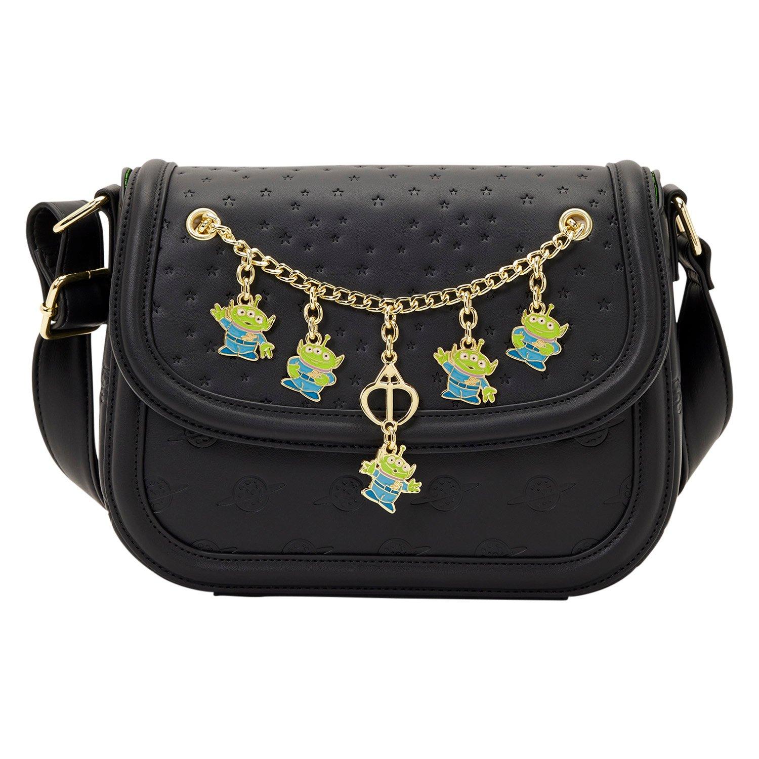 Loungefly Disney Pixar Toy Story 5 Aliens Charm Crossbody Bag