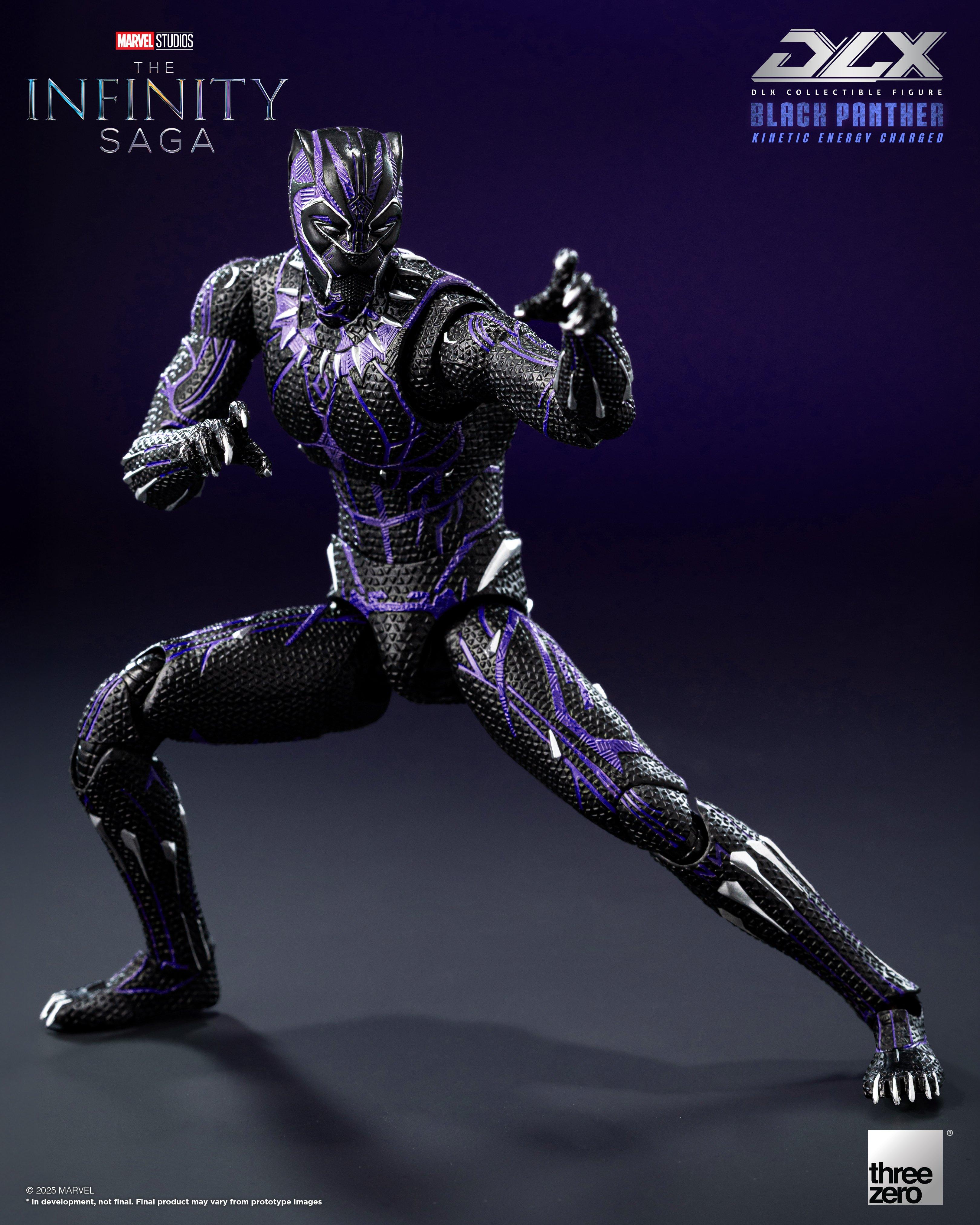 Marvel Studios Infinity Saga DLX Black Panther (Kinetic charge) 6.8-in Action Figure