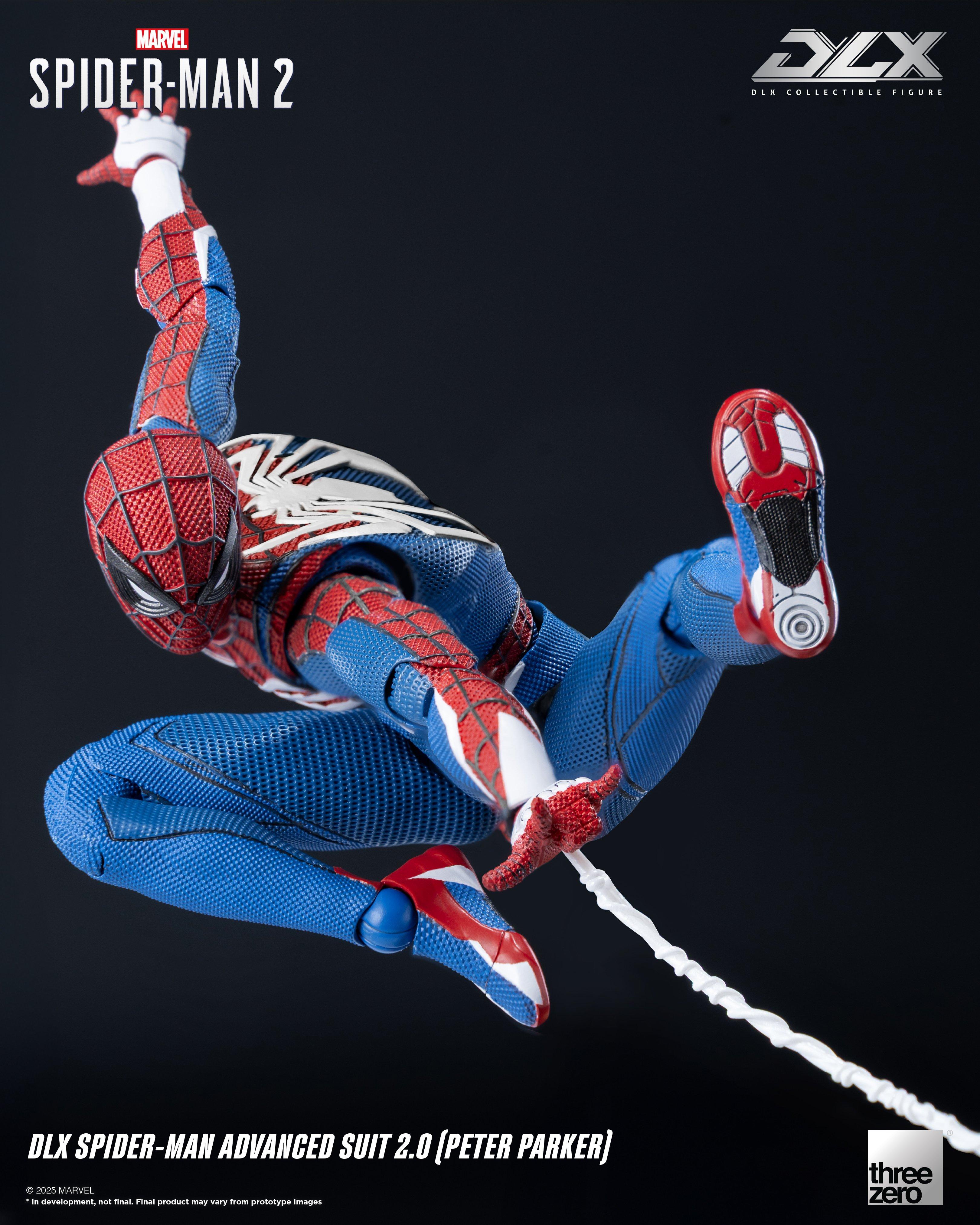 Marvel Spider-Man 2 DLX Spider-Man Advanced Suit 2.0 (Peter Parker) 6-in Action Figure