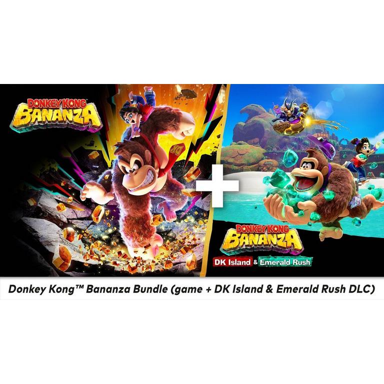 Donkey Kong Bananza Bundle (Game, Donkey Kong Island, and Emerald