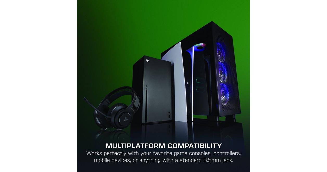 Turtle Beach Atlas 200 Wired Multiplatform Gaming Headset (Black) for Xbox, PlayStation, PC