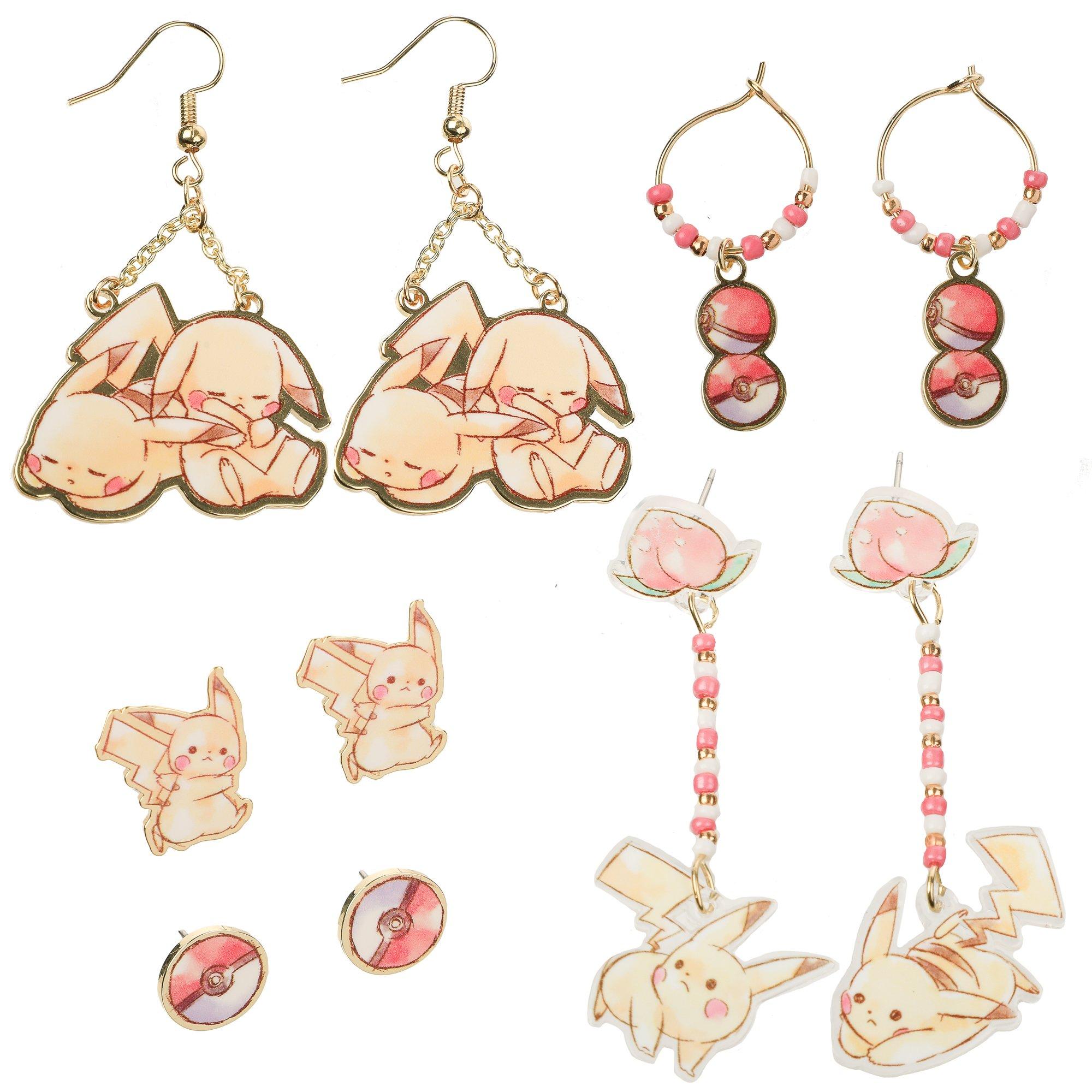 Pokemon Chibi Pikachu Earring Set GameStop Exclusive