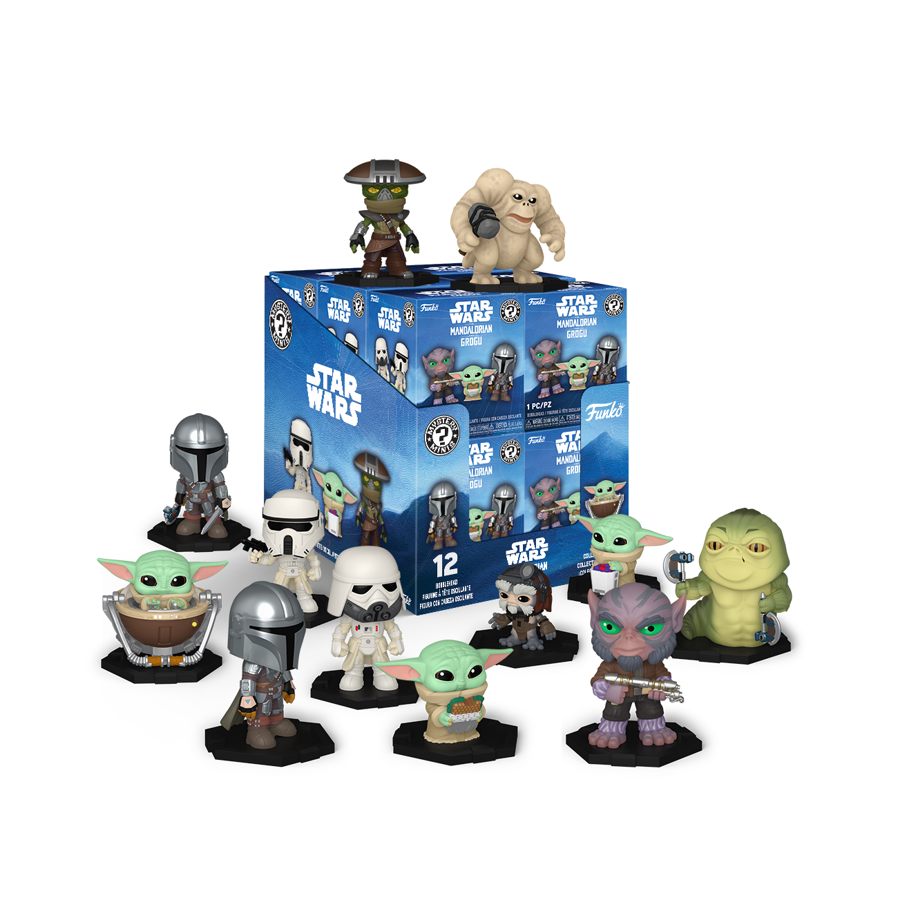 Funko Bitty POP Mystery Minis Star Wars: The Mandalorian and Grogu 3-in Figures