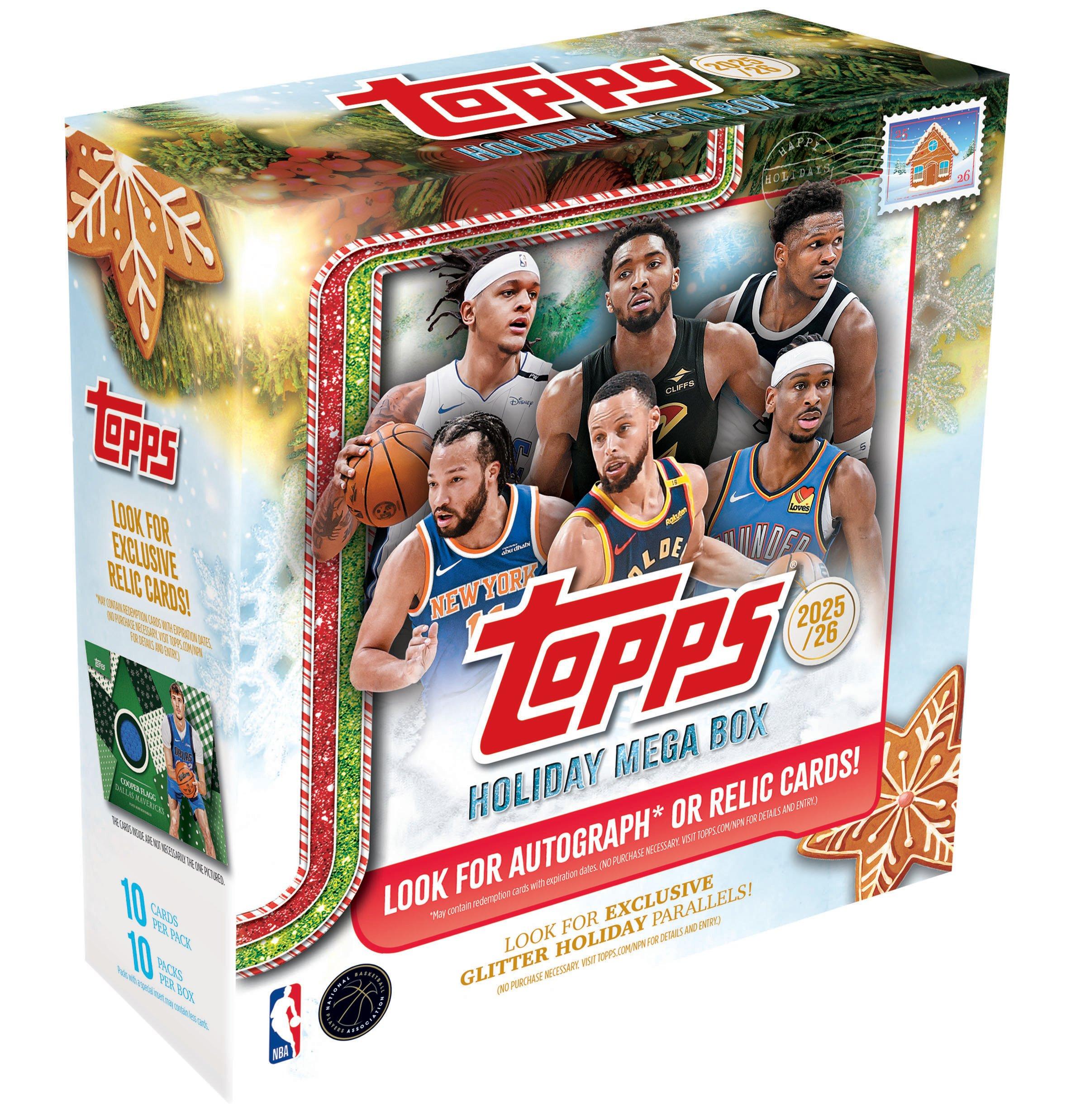 2025-26 Topps NBA Holiday Basketball Mega Box | GameStop