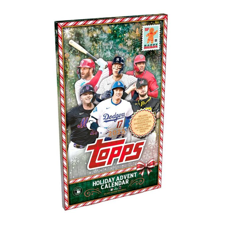 2025 Topps MLB Holiday Baseball Advent Calendar