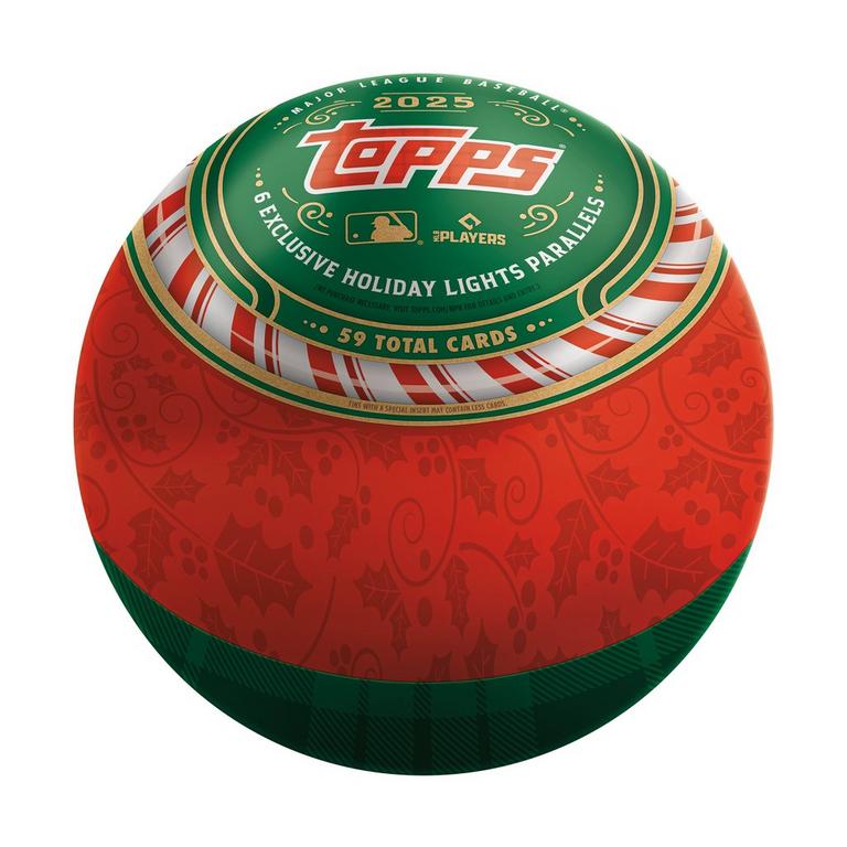 2025 Topps MLB Holiday Baseball Collector Tin
