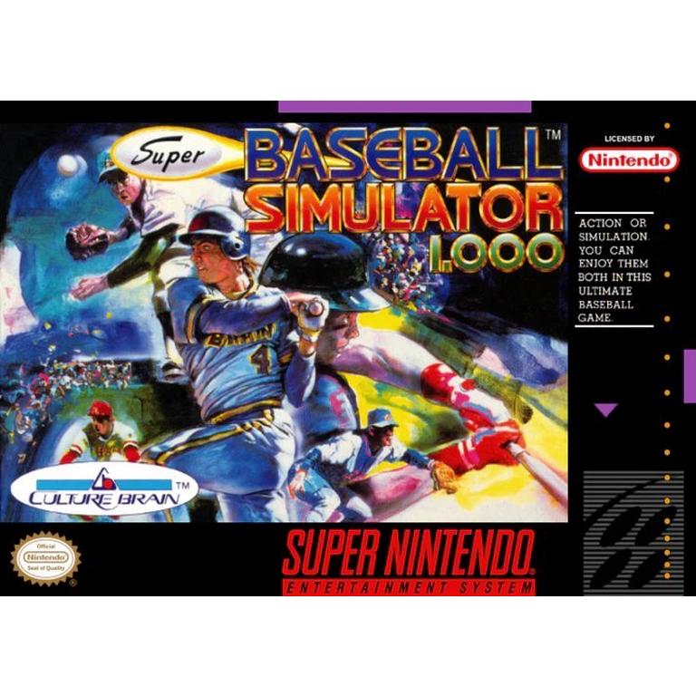 Super Baseball Simulator 1.000 - Super Nintendo (SNES)